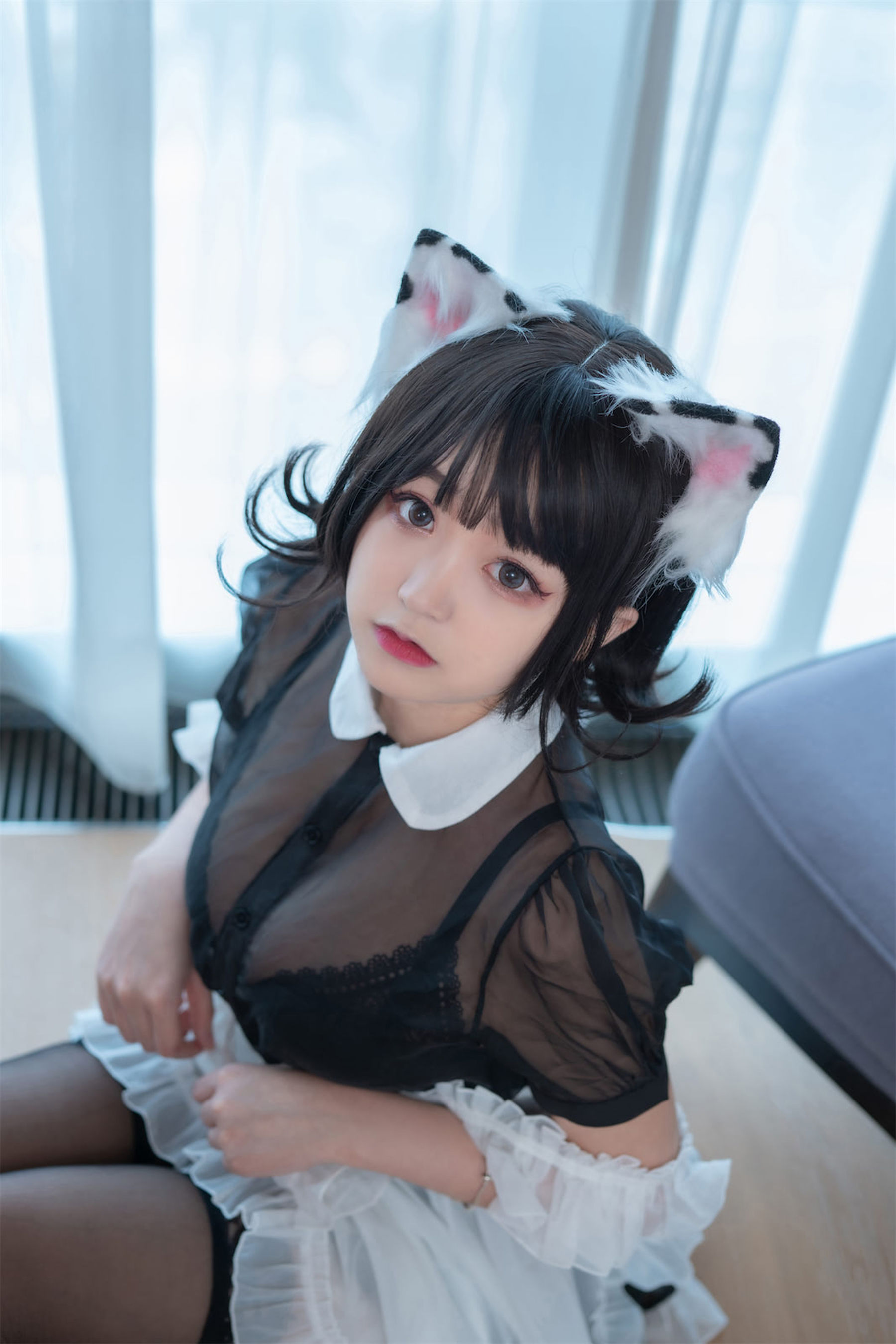 [福利COS] 动漫博主恩田直幸 - 奶牛猫女仆
