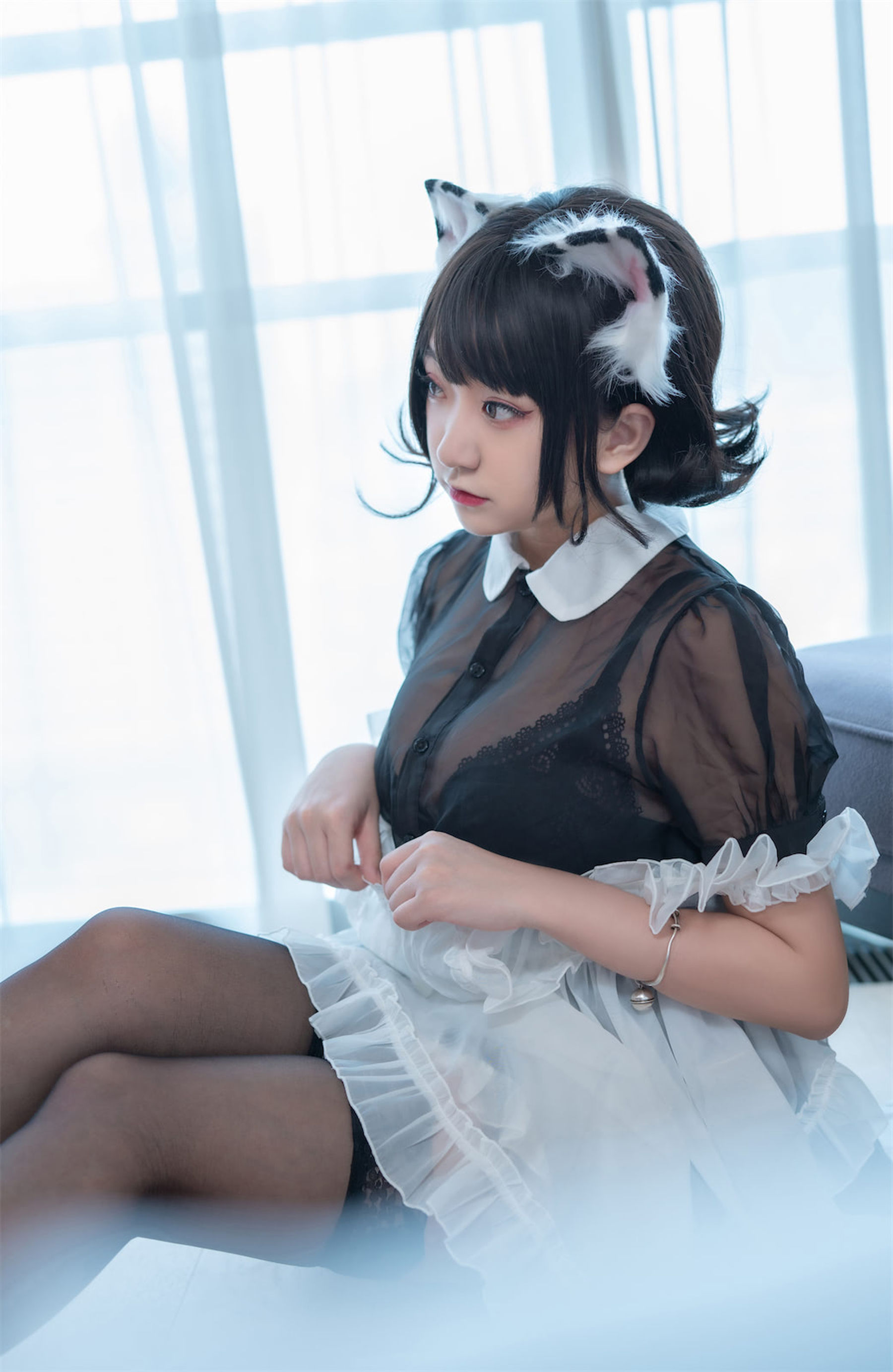 [福利COS] 动漫博主恩田直幸 - 奶牛猫女仆