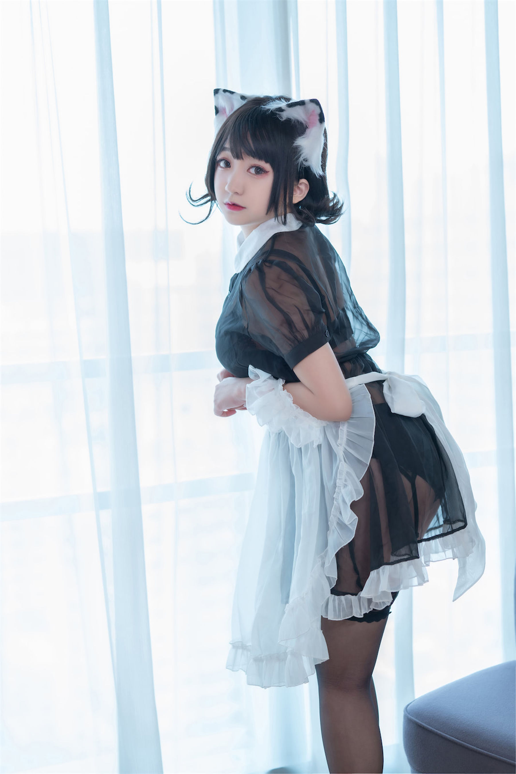 [福利COS] 动漫博主恩田直幸 - 奶牛猫女仆