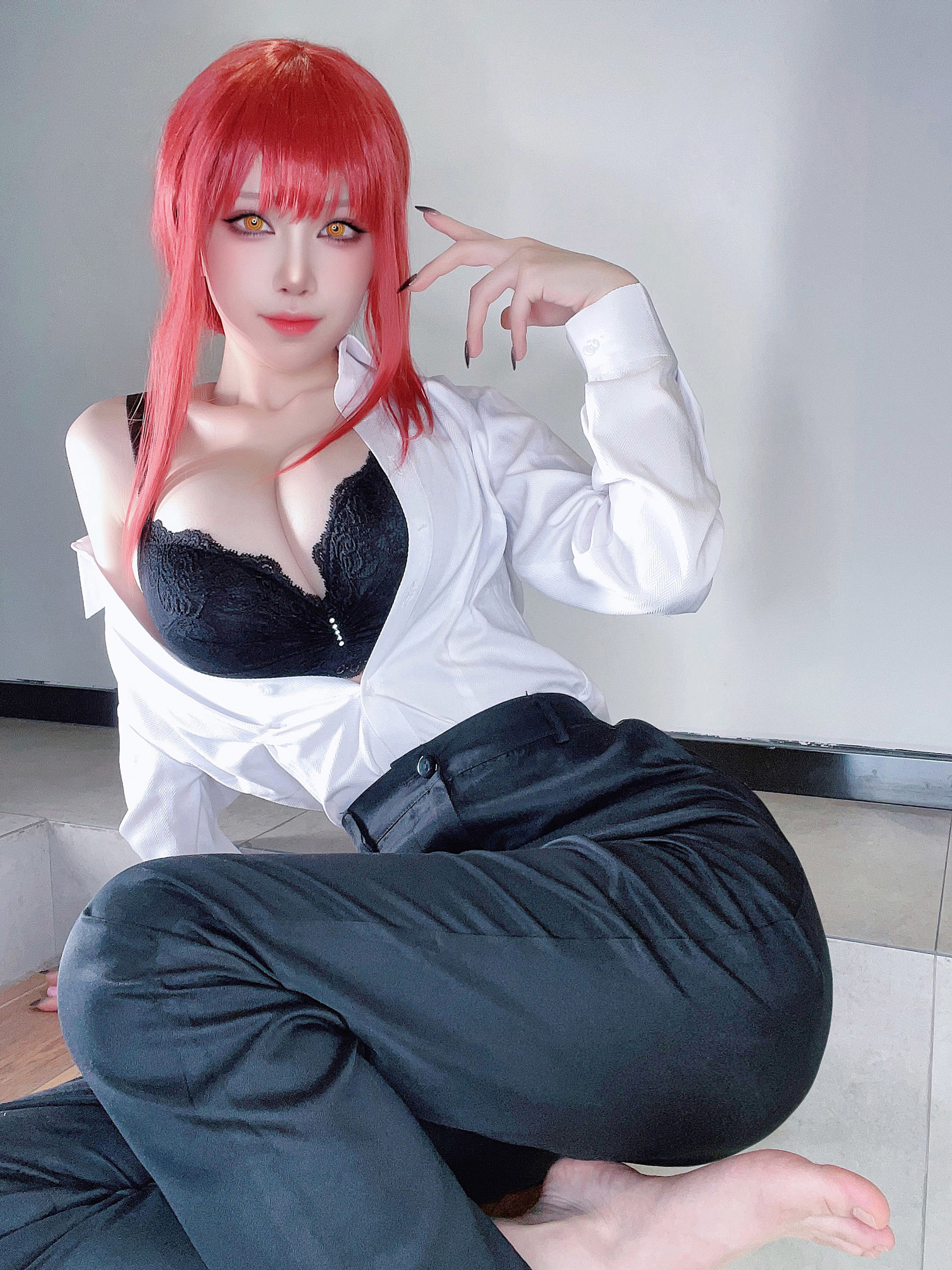[福利COS] 动漫博主水淼aqua - 玛奇玛自拍