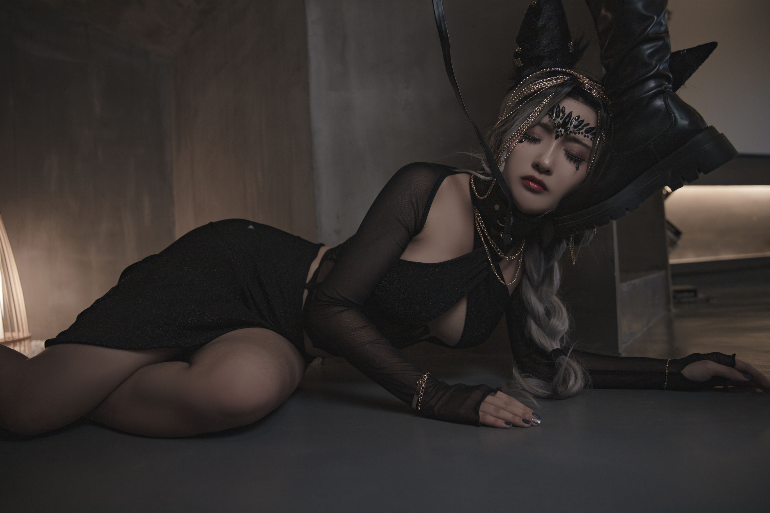 [福利COS] 动漫博主洛璃LoLiSAMA - 狼少女 狼女的调教