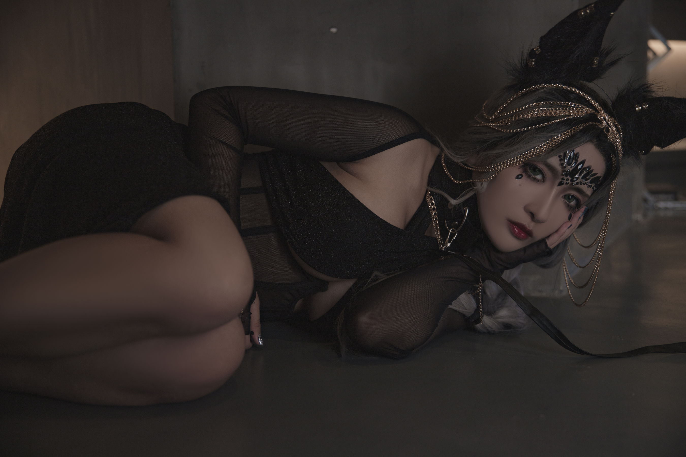 [福利COS] 动漫博主洛璃LoLiSAMA - 狼少女 狼女的调教