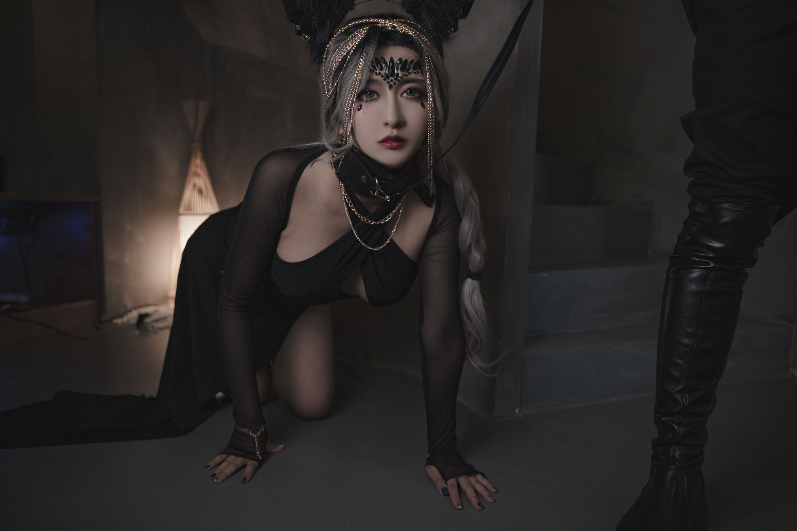 [福利COS] 动漫博主洛璃LoLiSAMA - 狼少女 狼女的调教