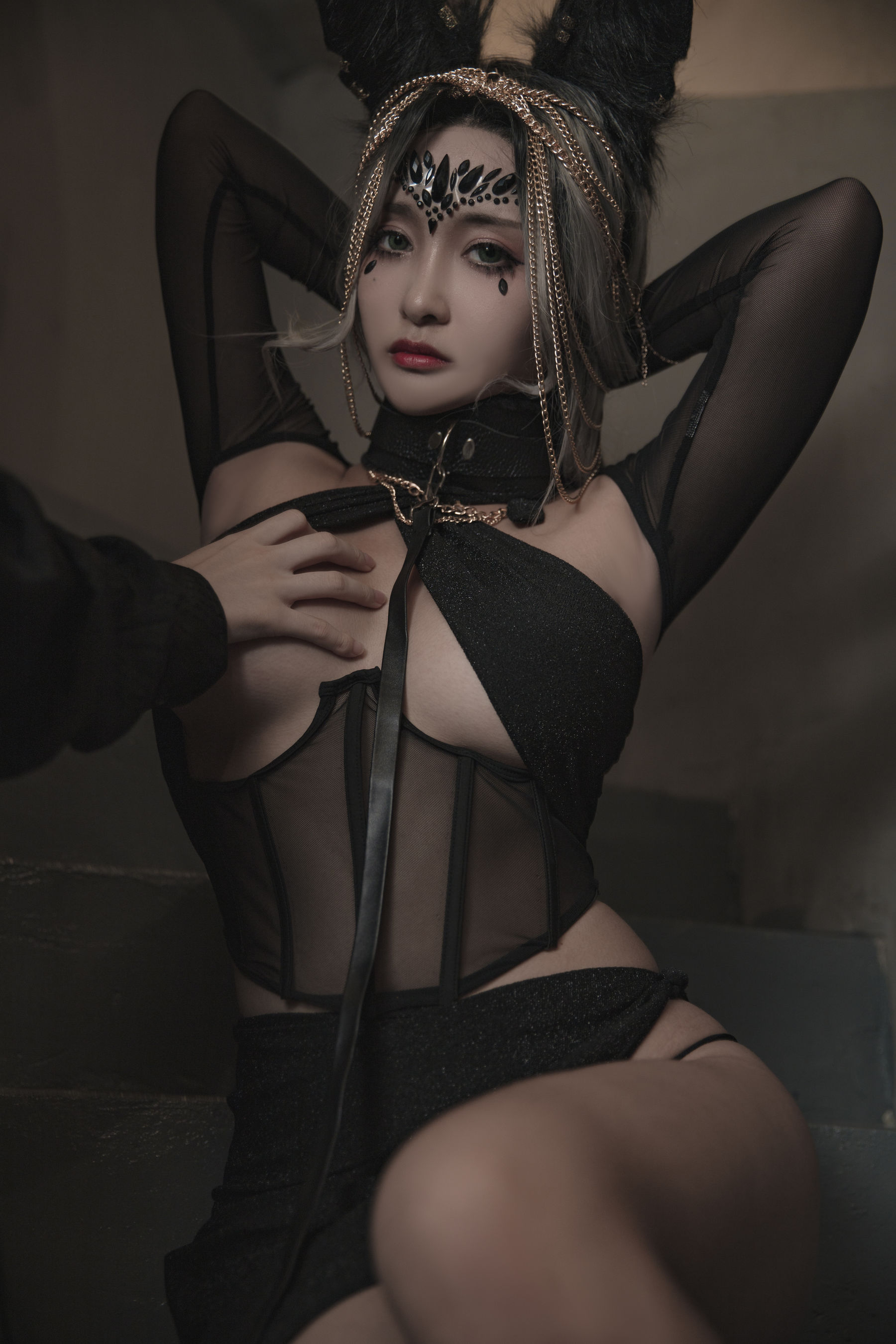 [福利COS] 动漫博主洛璃LoLiSAMA - 狼少女 狼女的调教
