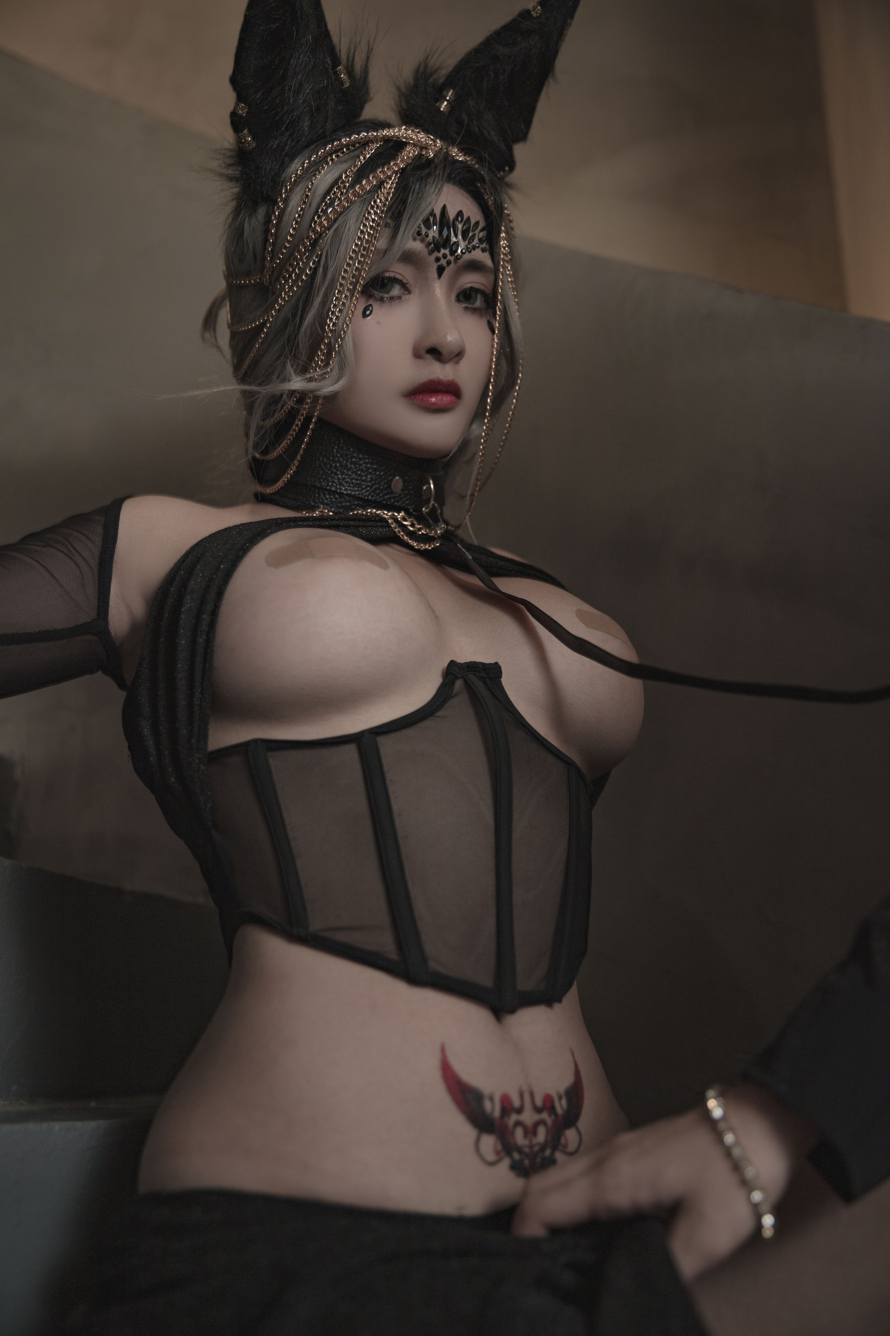 [福利COS] 动漫博主洛璃LoLiSAMA - 狼少女 狼女的调教