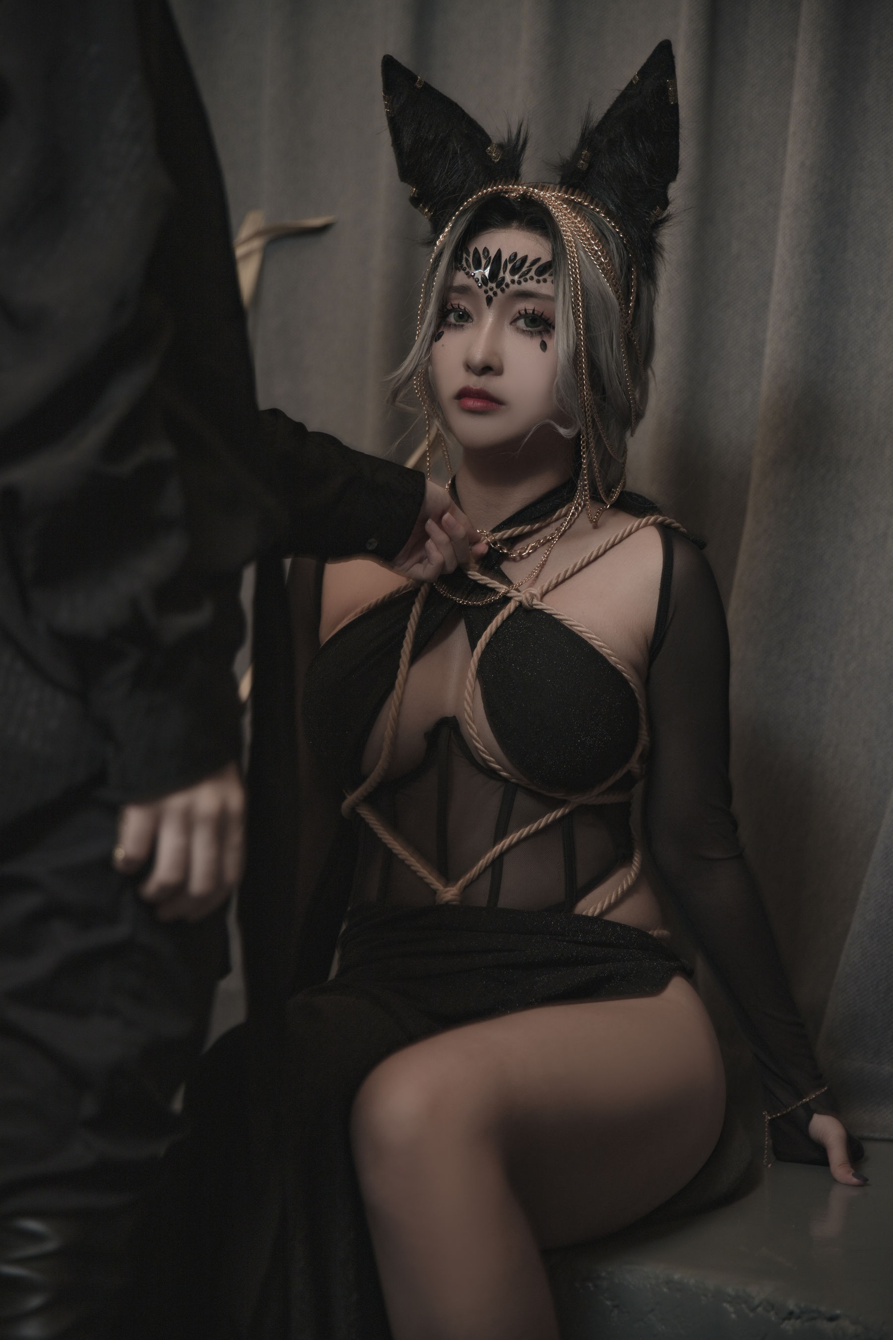 [福利COS] 动漫博主洛璃LoLiSAMA - 狼少女 狼女的调教