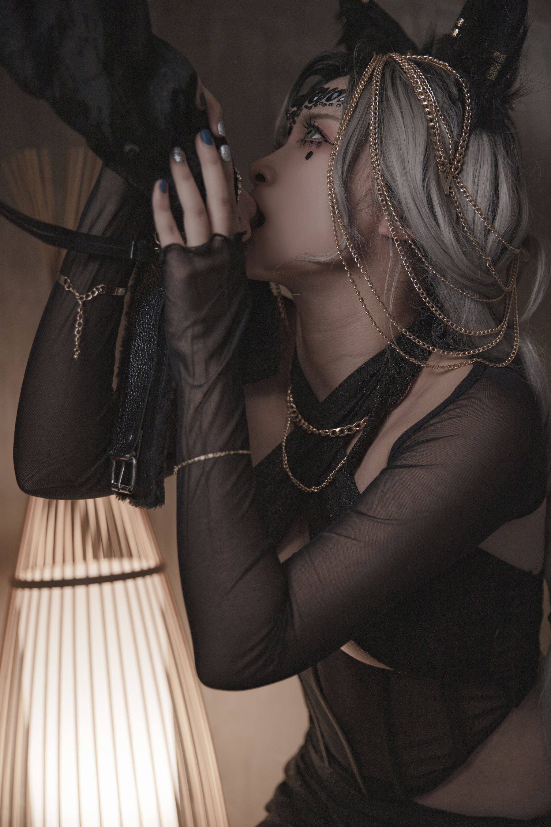 [福利COS] 动漫博主洛璃LoLiSAMA - 狼少女 狼女的调教
