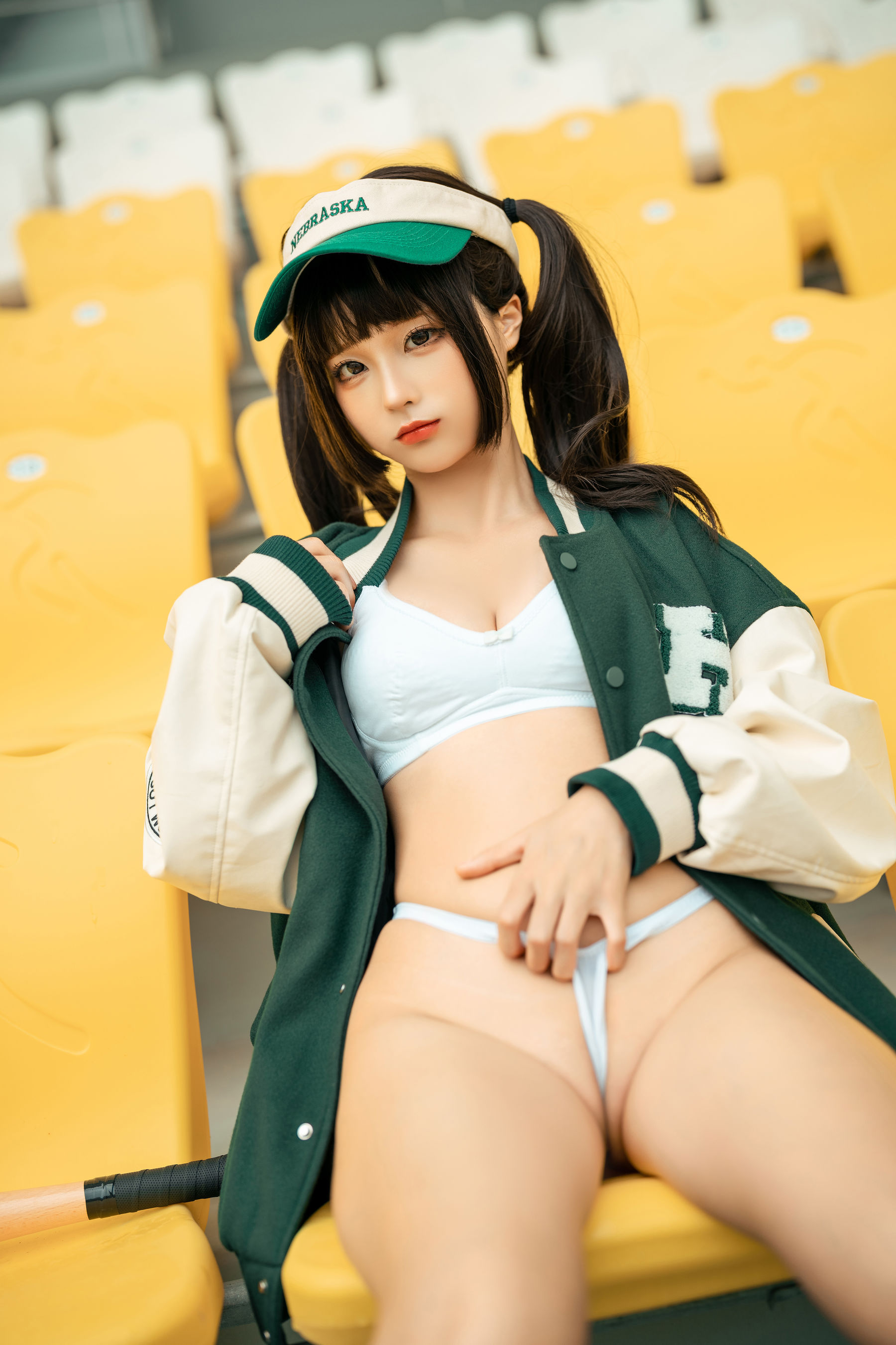 [福利COS] 动漫博主蠢沫沫 - 棒球女孩