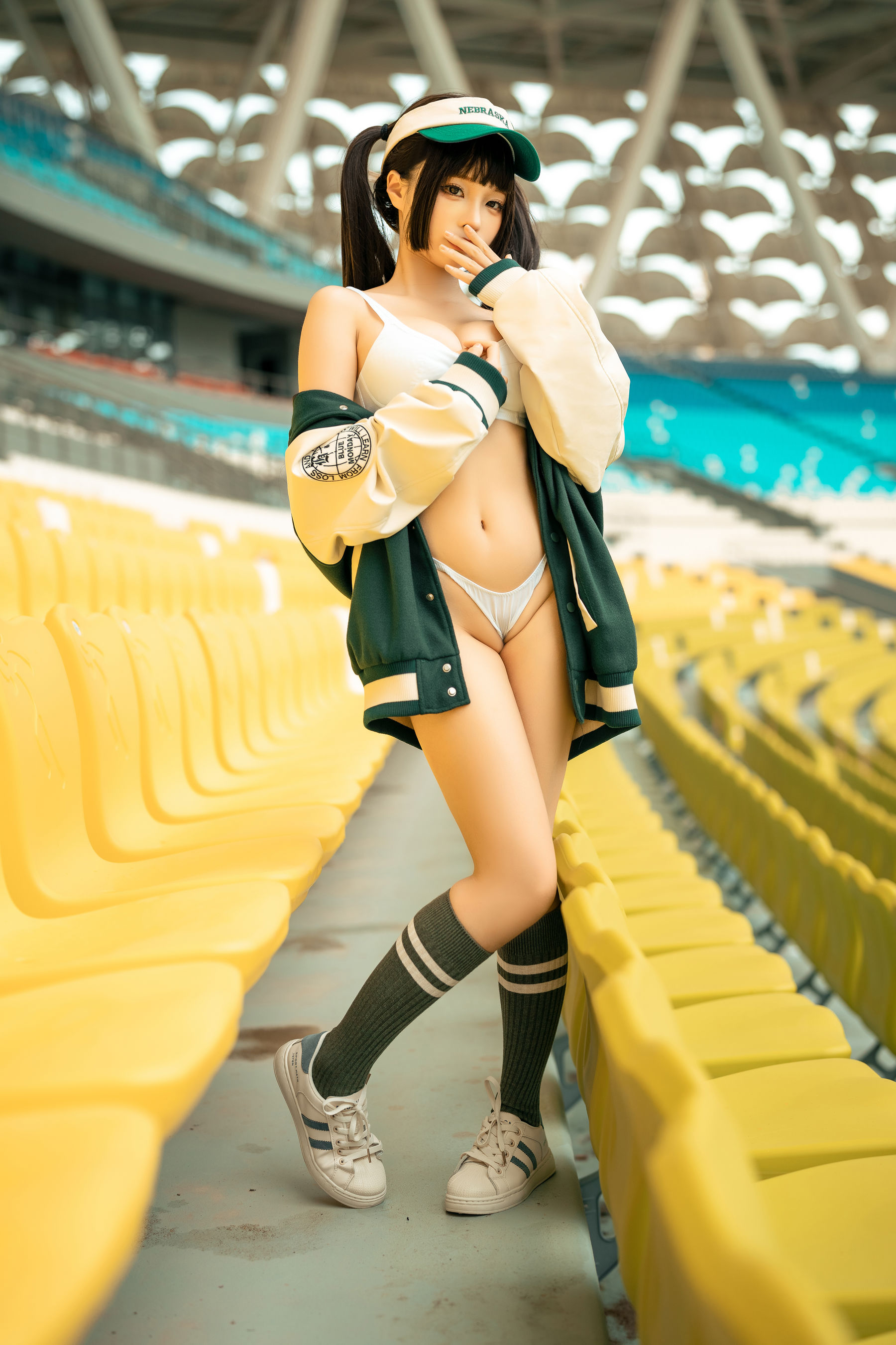 [福利COS] 动漫博主蠢沫沫 - 棒球女孩
