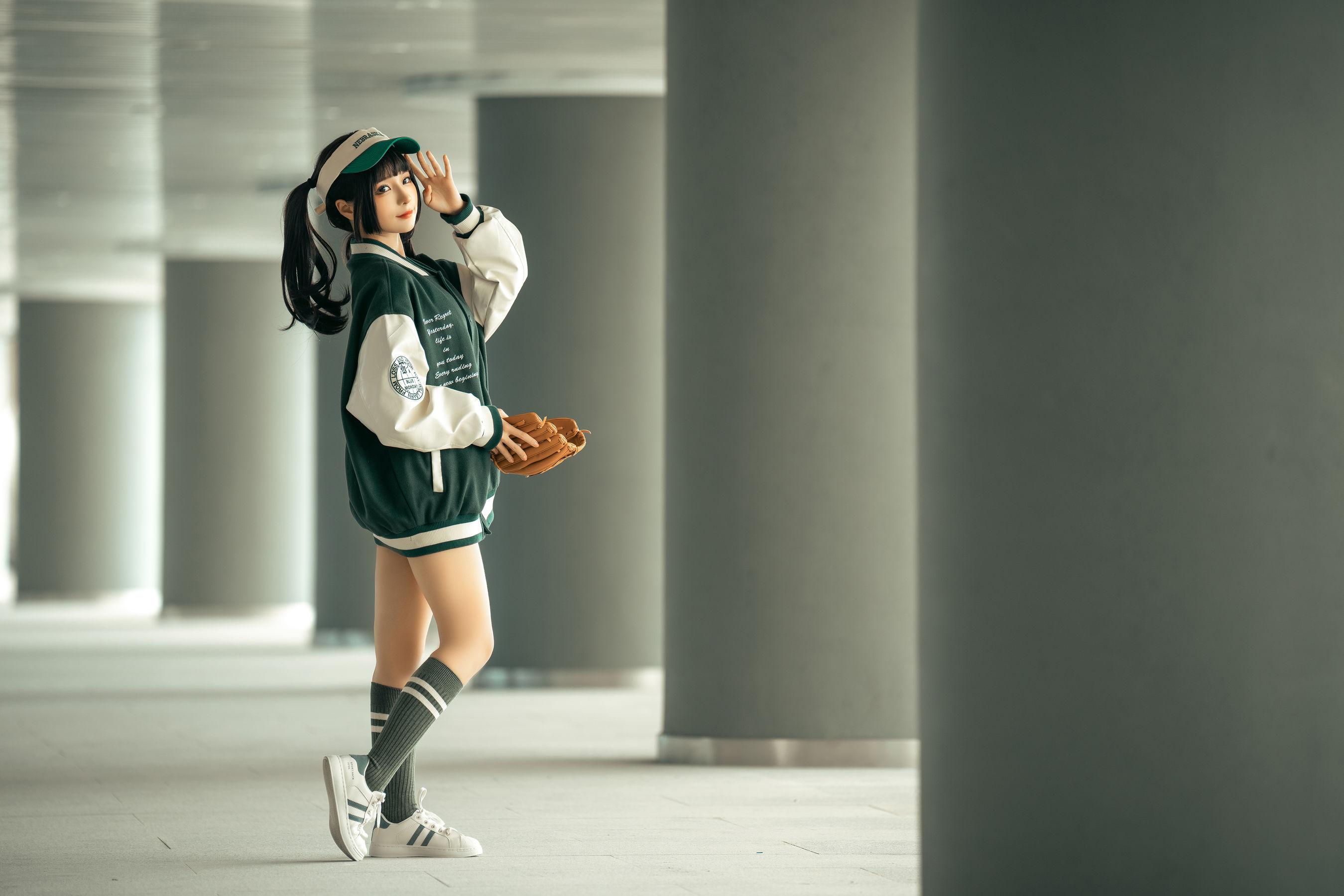 [福利COS] 动漫博主蠢沫沫 - 棒球女孩