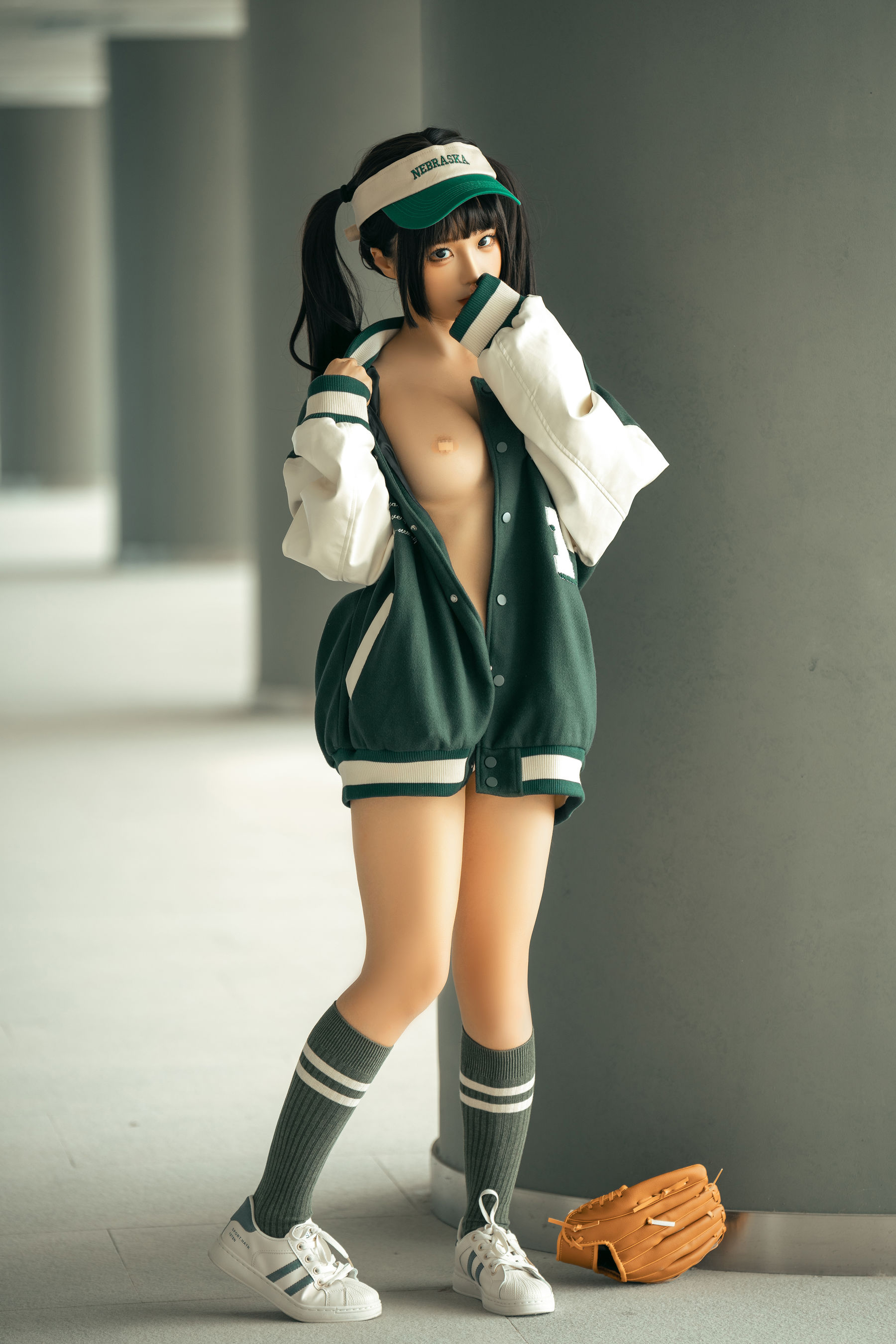 [福利COS] 动漫博主蠢沫沫 - 棒球女孩