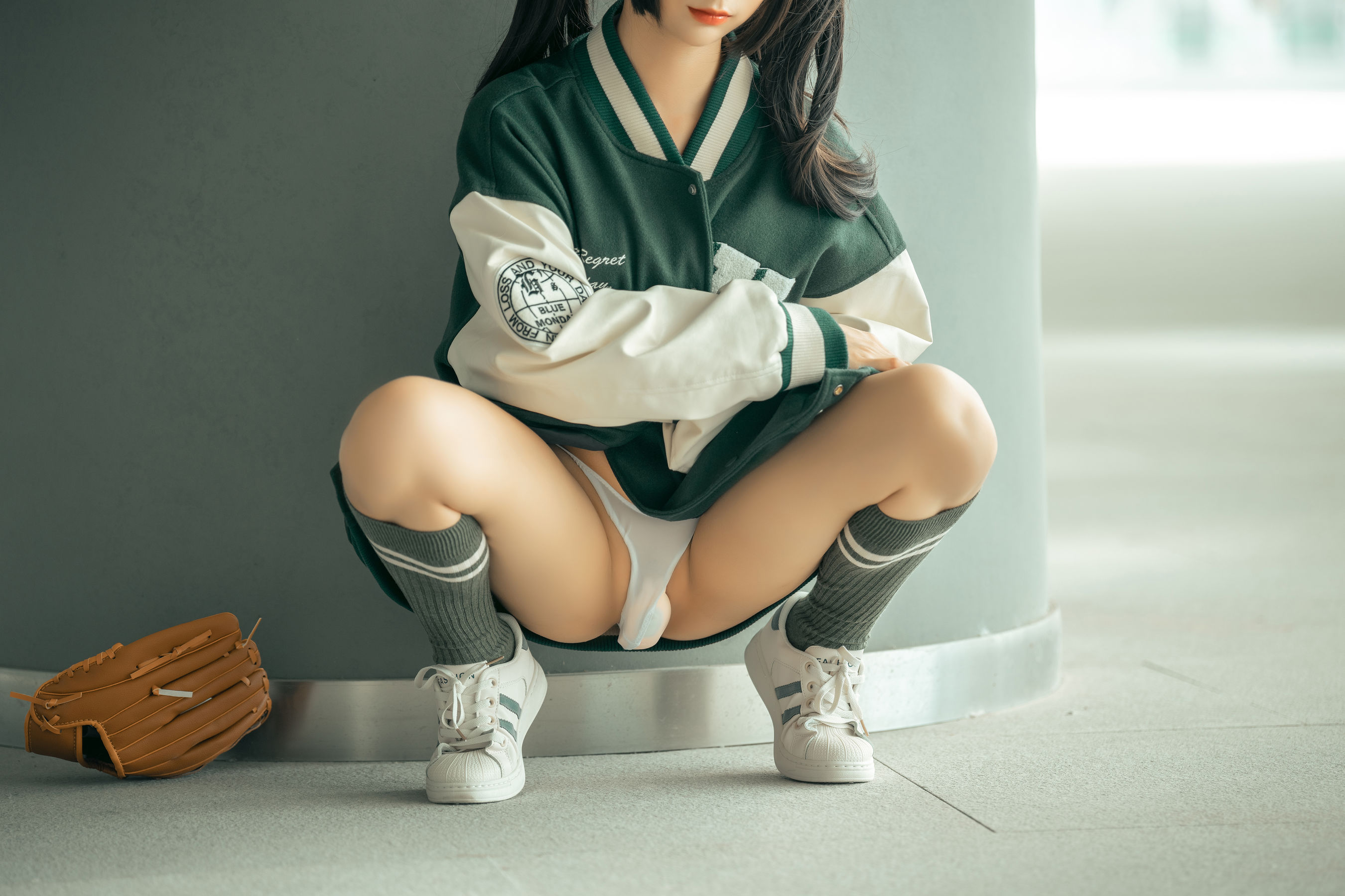 [福利COS] 动漫博主蠢沫沫 - 棒球女孩