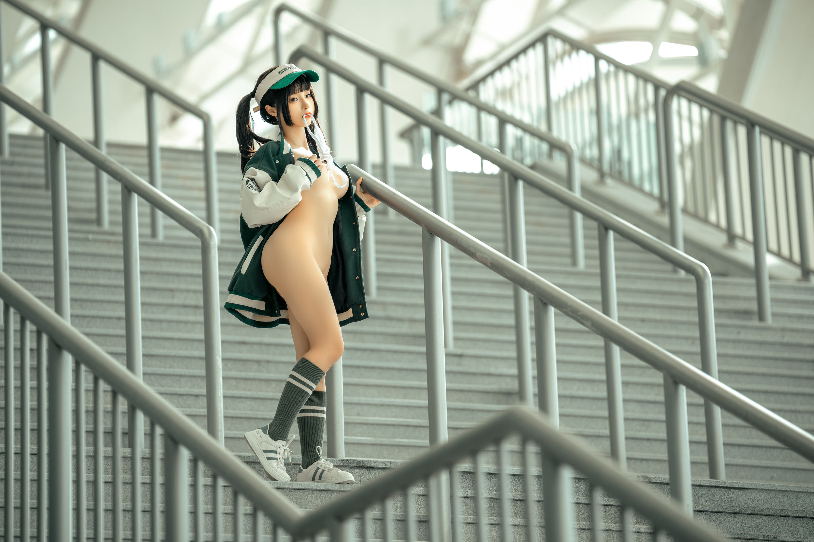 [福利COS] 动漫博主蠢沫沫 - 棒球女孩