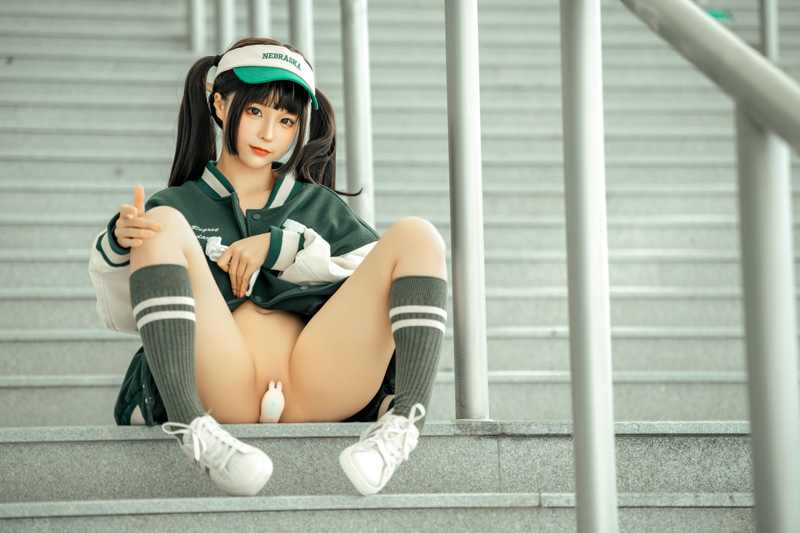 [福利COS] 动漫博主蠢沫沫 - 棒球女孩