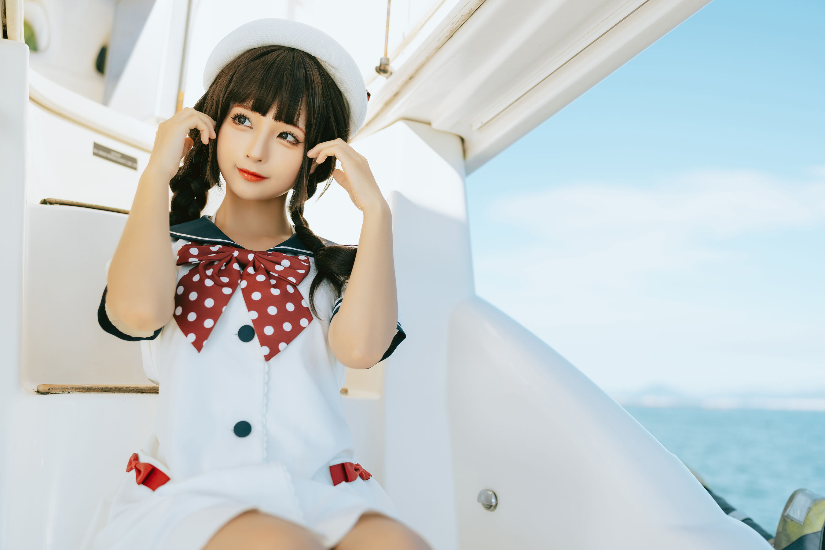 [福利COS] 动漫博主蠢沫沫 - 水手日记（绅士版）