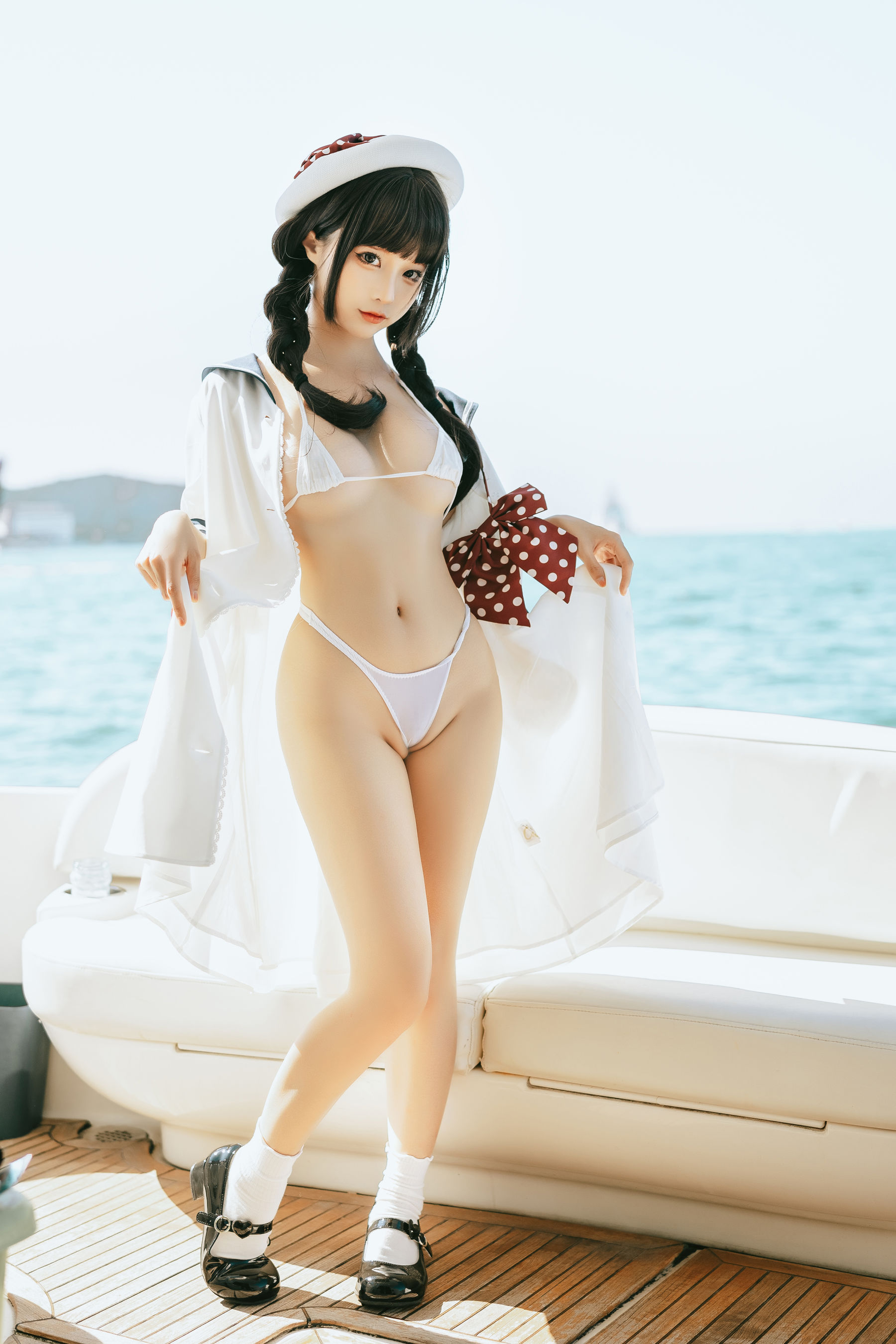 [福利COS] 动漫博主蠢沫沫 - 水手日记（绅士版）
