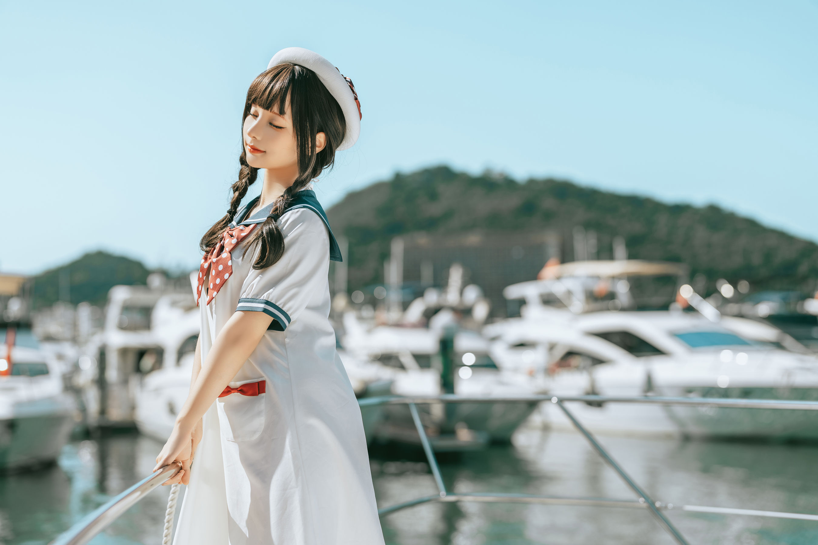 [福利COS] 动漫博主蠢沫沫 - 水手日记（绅士版）