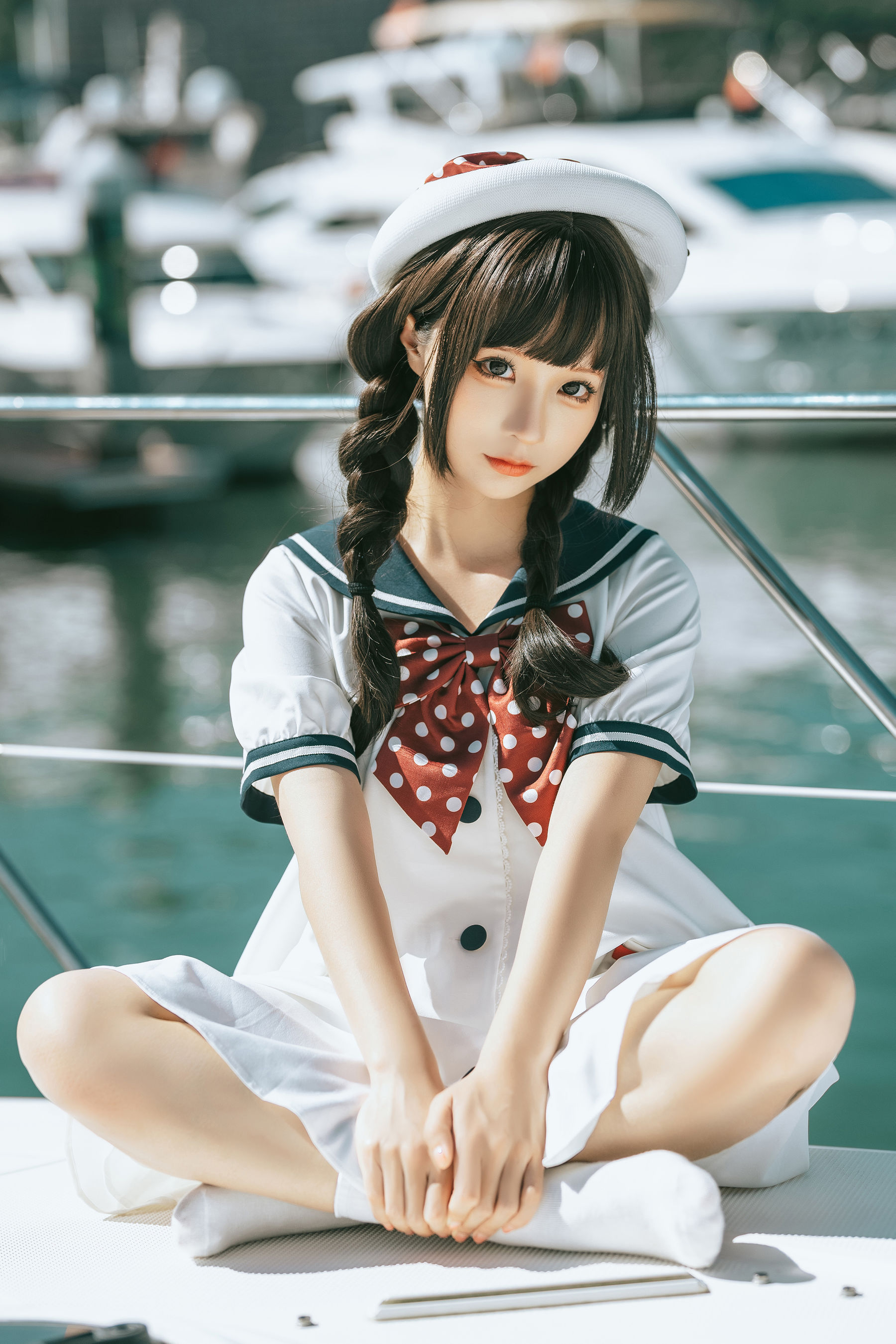 [福利COS] 动漫博主蠢沫沫 - 水手日记（绅士版）
