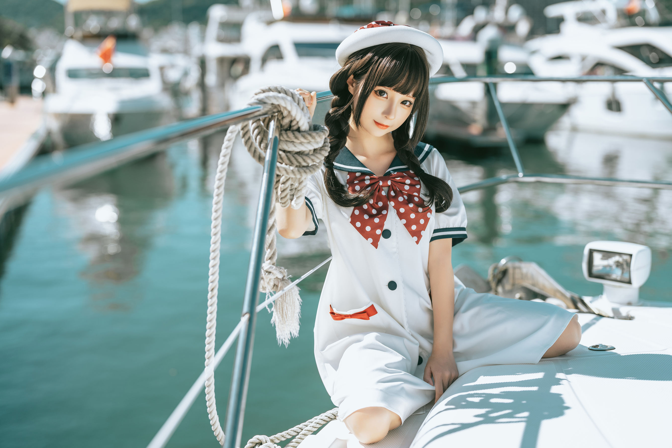 [福利COS] 动漫博主蠢沫沫 - 水手日记（绅士版）