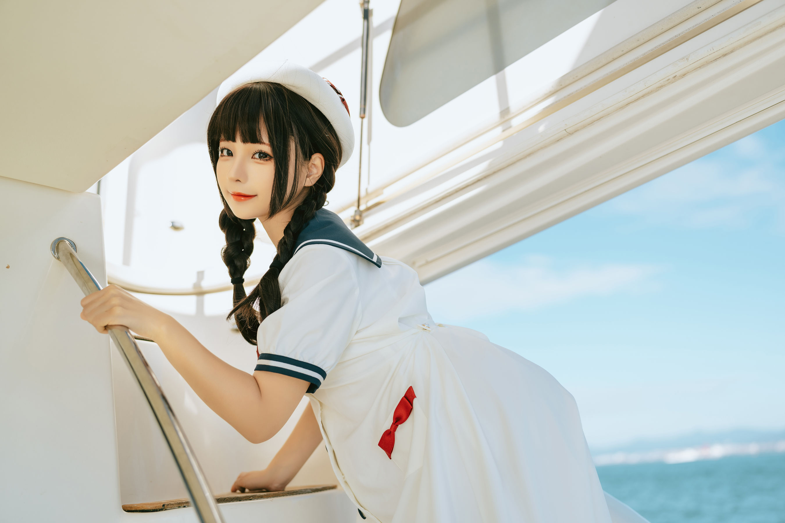 [福利COS] 动漫博主蠢沫沫 - 水手日记（绅士版）