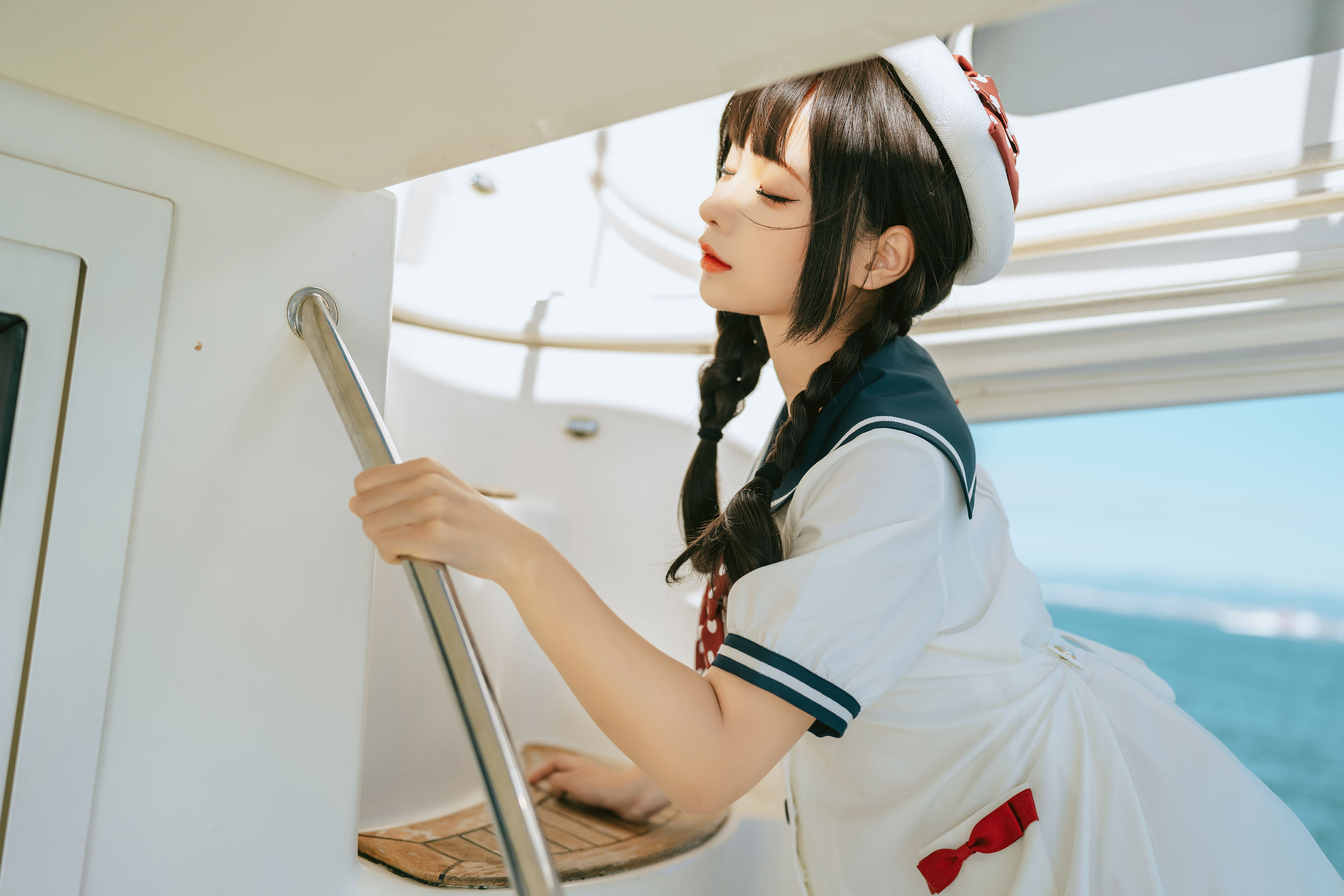 [福利COS] 动漫博主蠢沫沫 - 水手日记（绅士版）