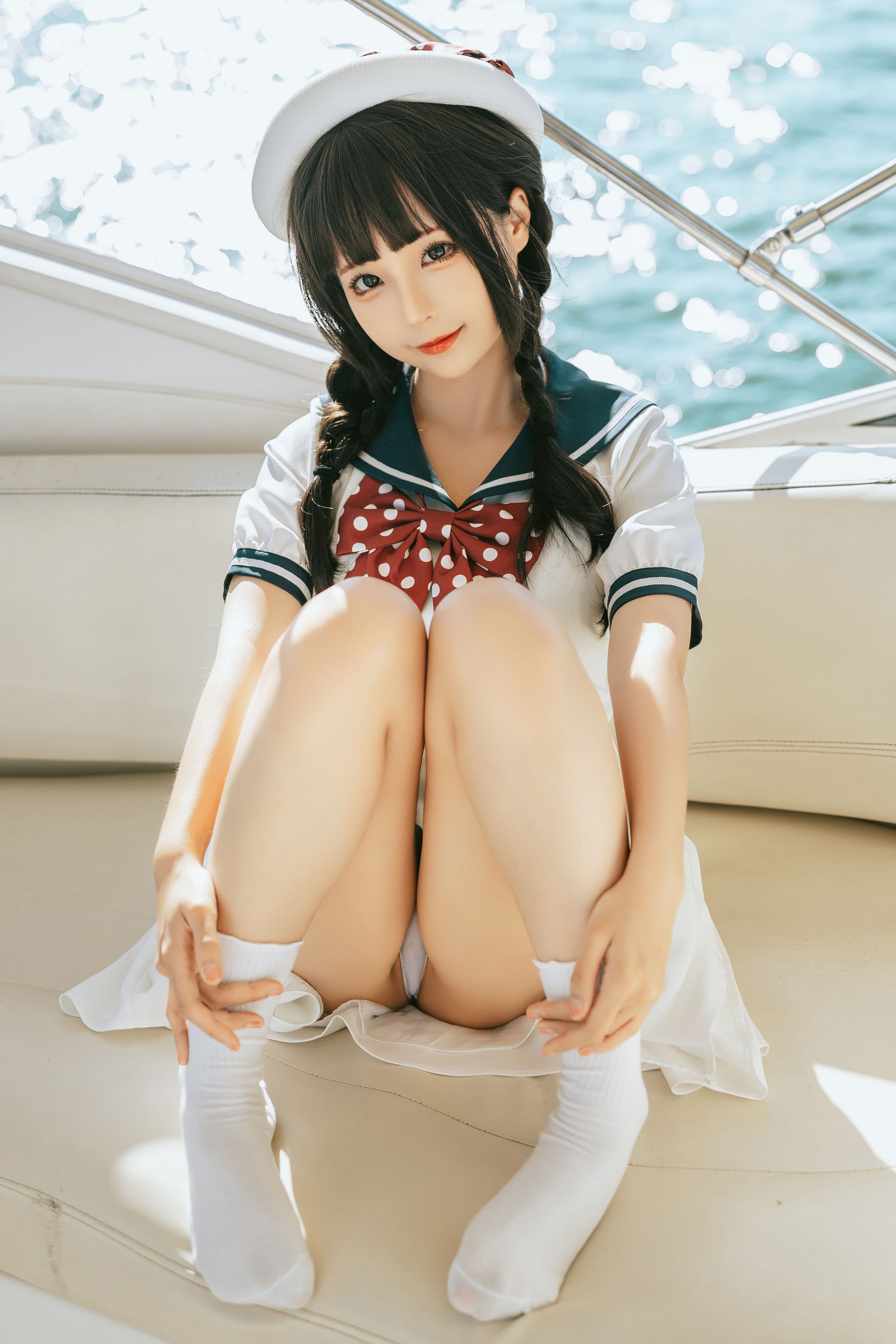 [福利COS] 动漫博主蠢沫沫 - 水手日记（绅士版）