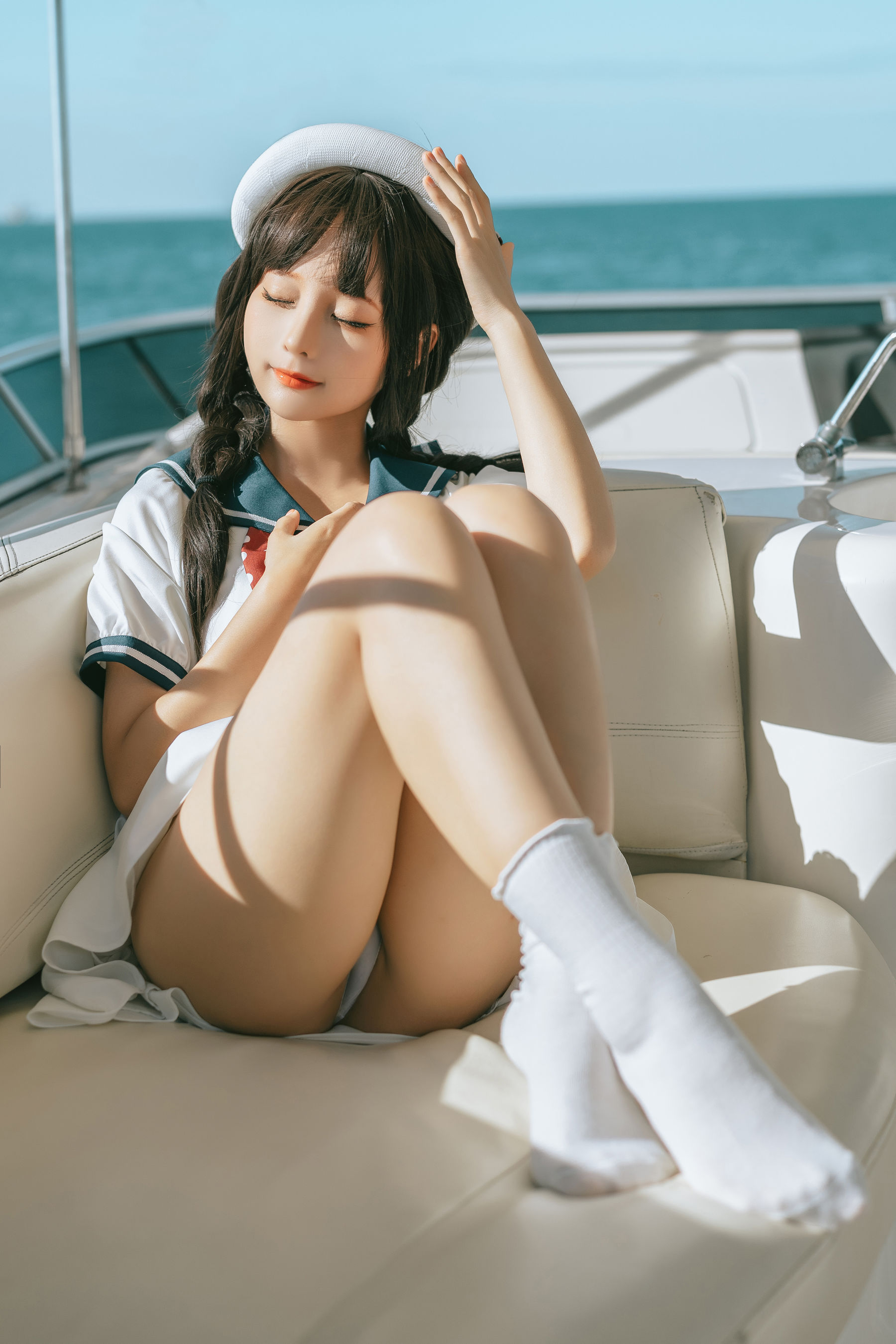 [福利COS] 动漫博主蠢沫沫 - 水手日记（绅士版）