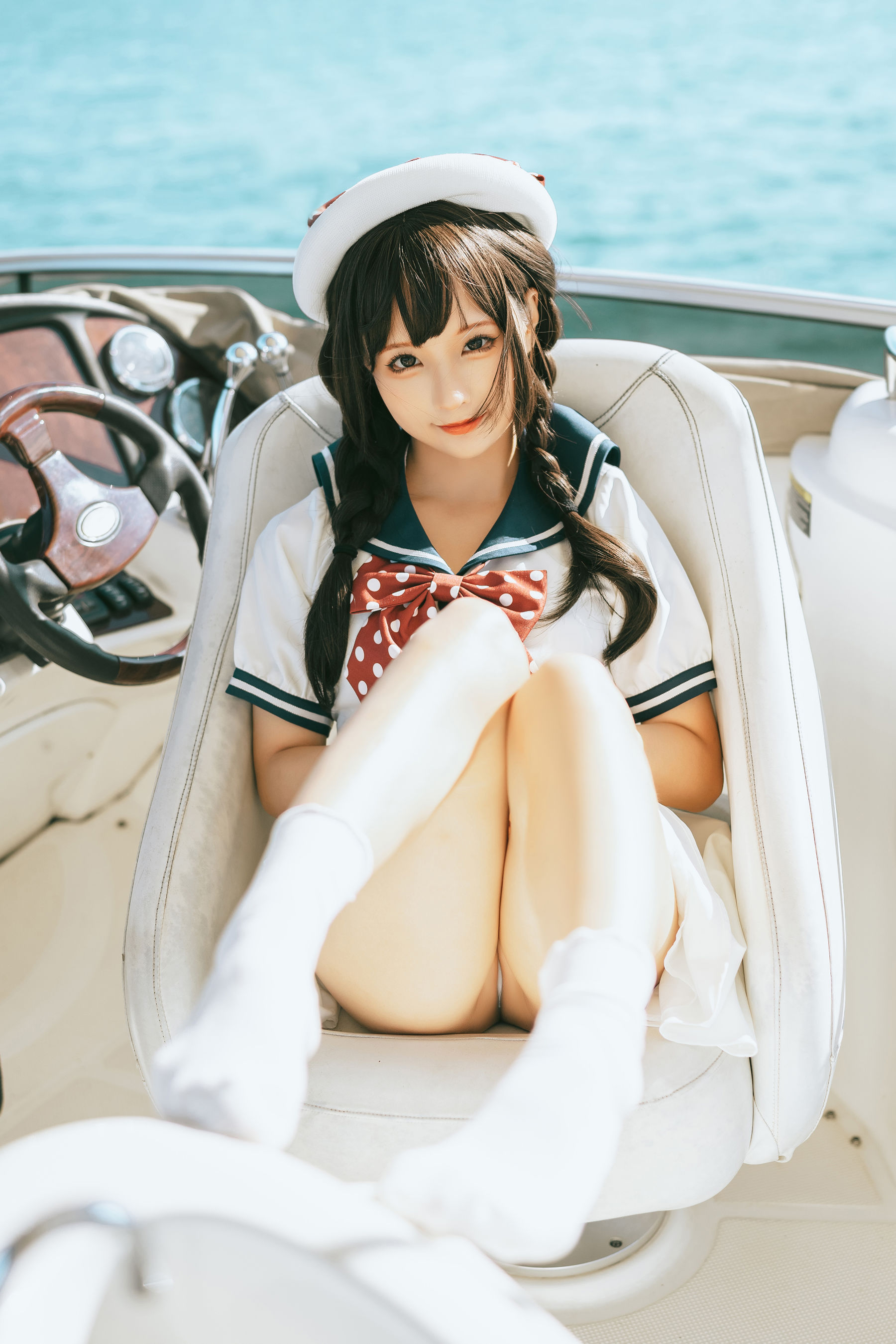 [福利COS] 动漫博主蠢沫沫 - 水手日记（绅士版）