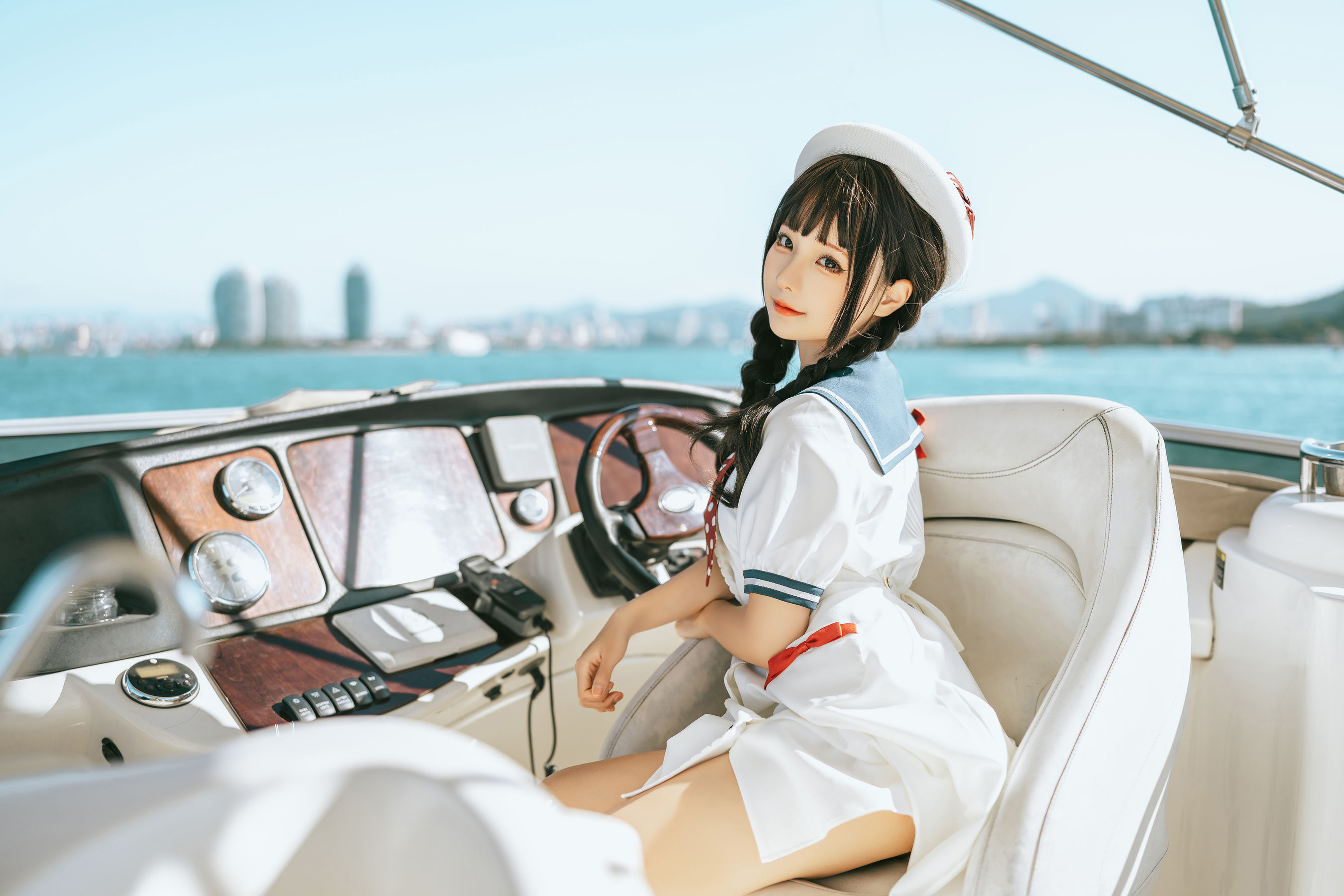 [福利COS] 动漫博主蠢沫沫 - 水手日记（绅士版）
