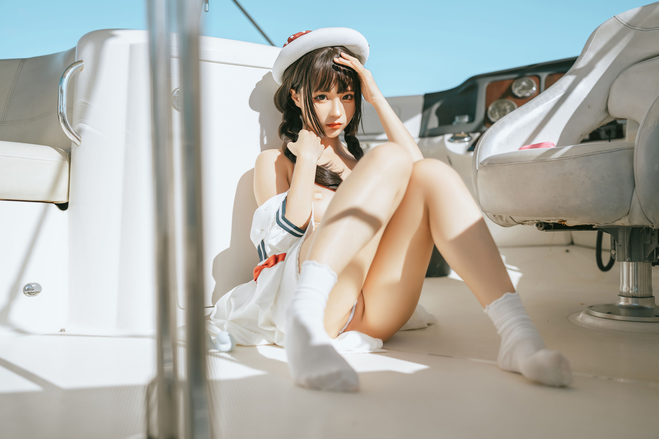 [福利COS] 动漫博主蠢沫沫 - 水手日记（绅士版）