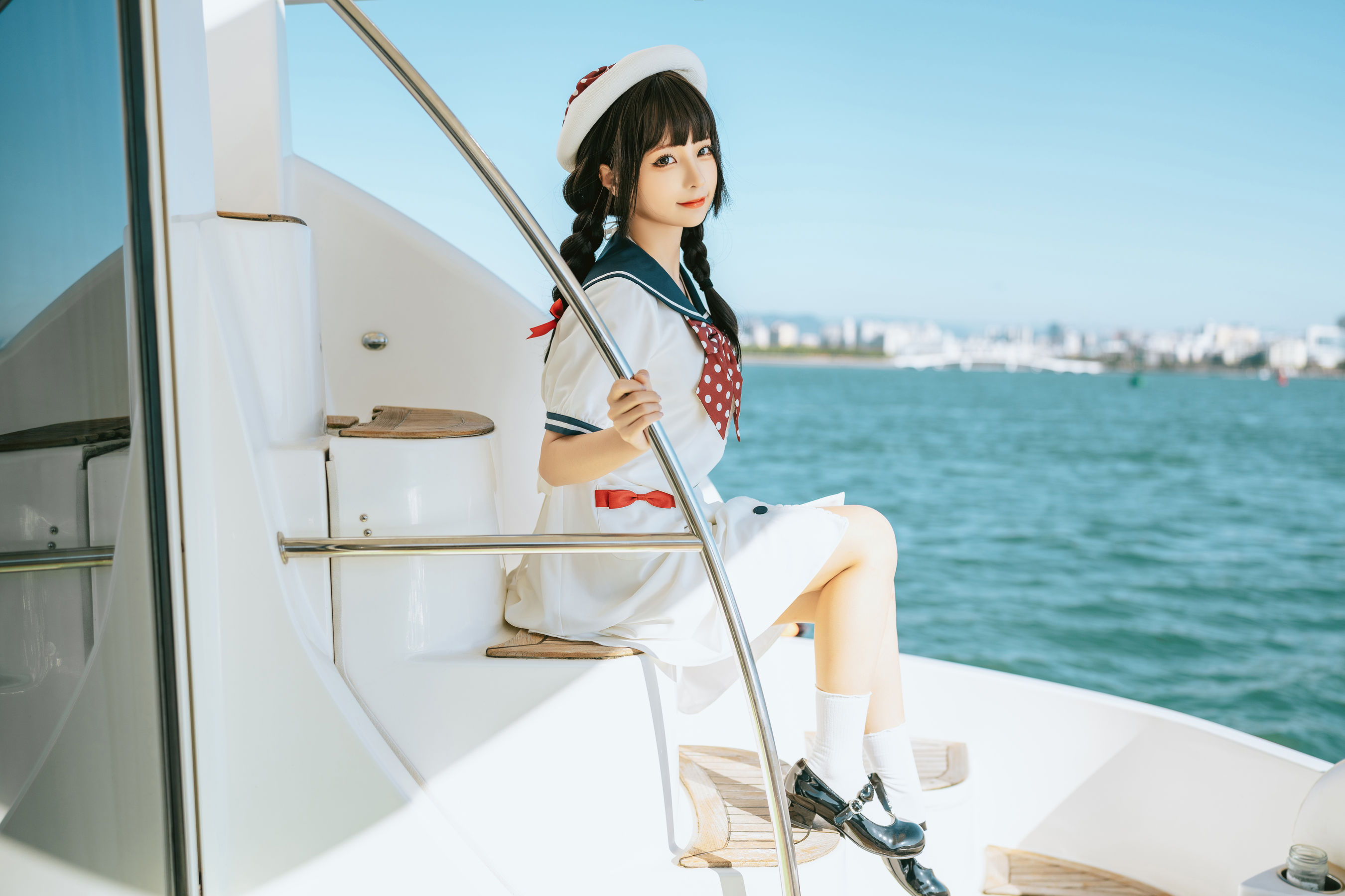 [福利COS] 动漫博主蠢沫沫 - 水手日记（绅士版）