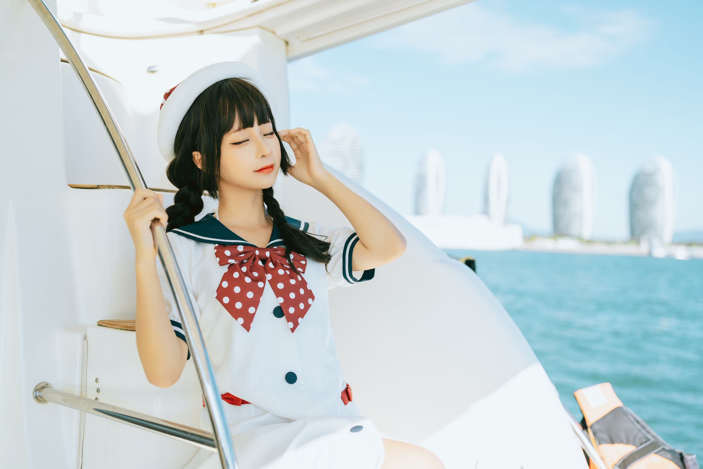 [福利COS] 动漫博主蠢沫沫 - 水手日记（绅士版）
