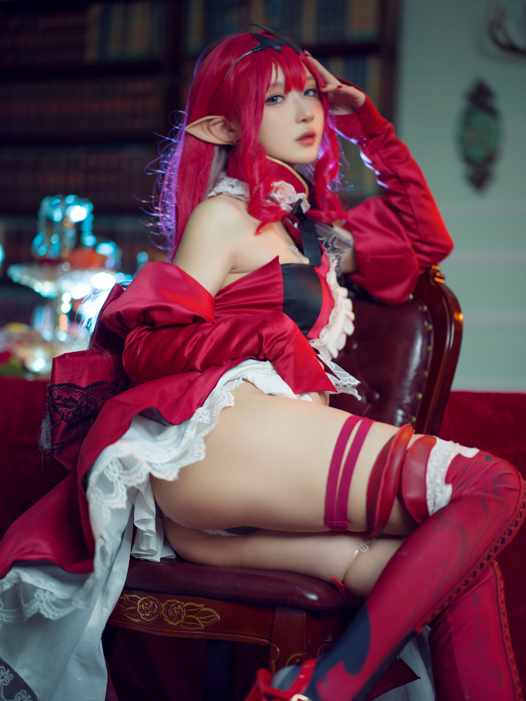 [福利COS] 动漫博主阿包也是兔娘 - FATE妖精骑士崔斯坦