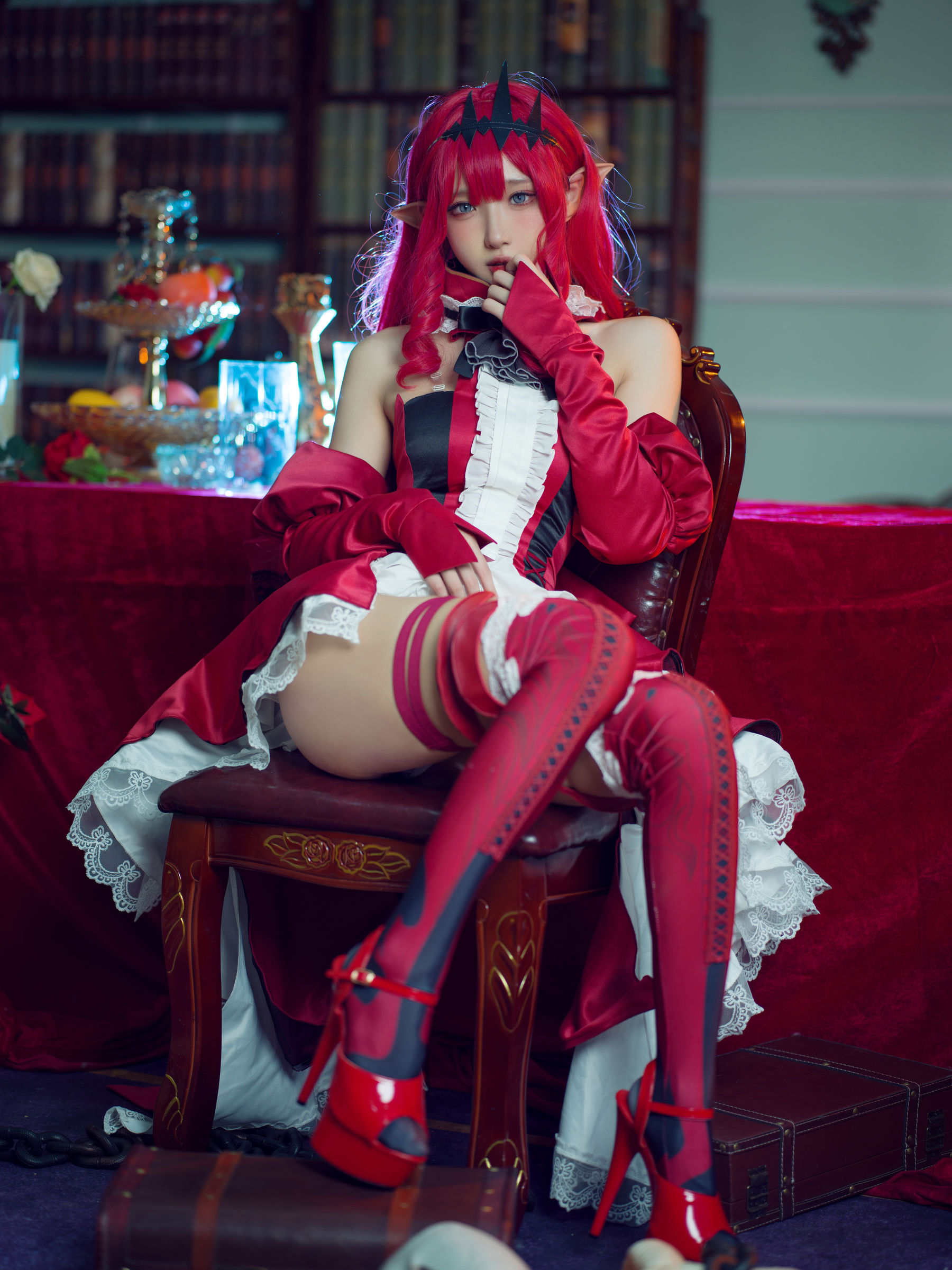 [福利COS] 动漫博主阿包也是兔娘 - FATE妖精骑士崔斯坦