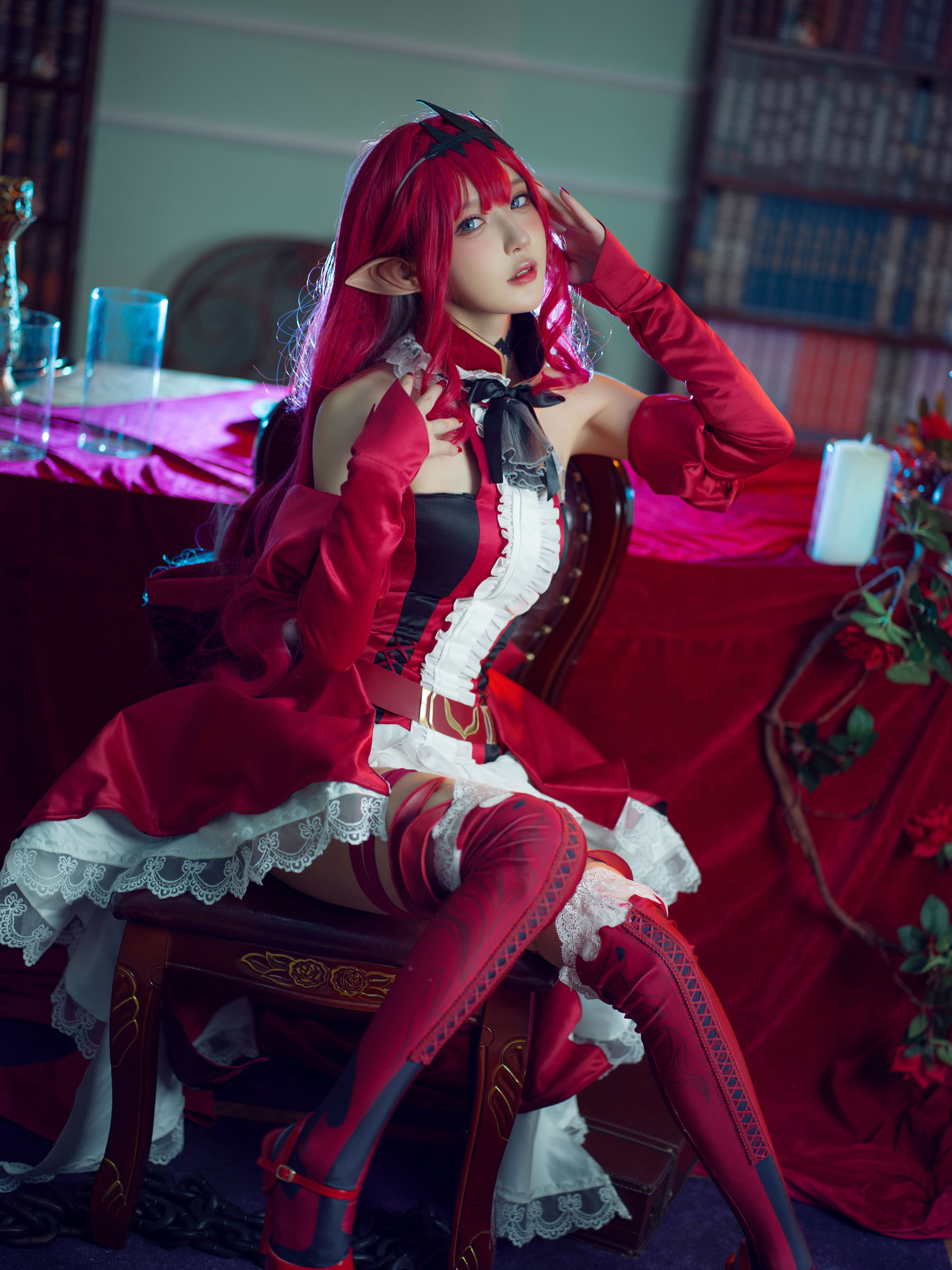 [福利COS] 动漫博主阿包也是兔娘 - FATE妖精骑士崔斯坦