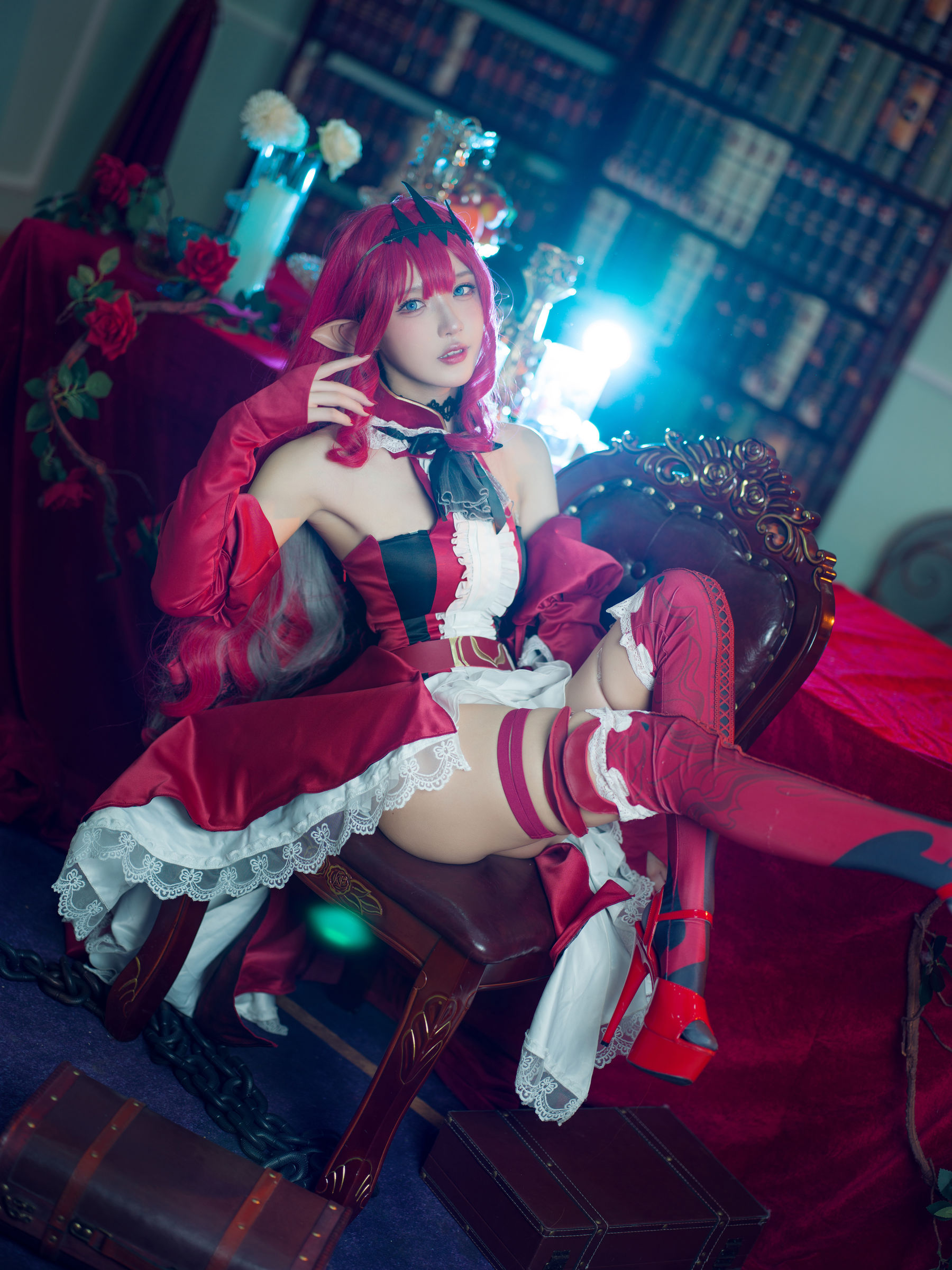 [福利COS] 动漫博主阿包也是兔娘 - FATE妖精骑士崔斯坦