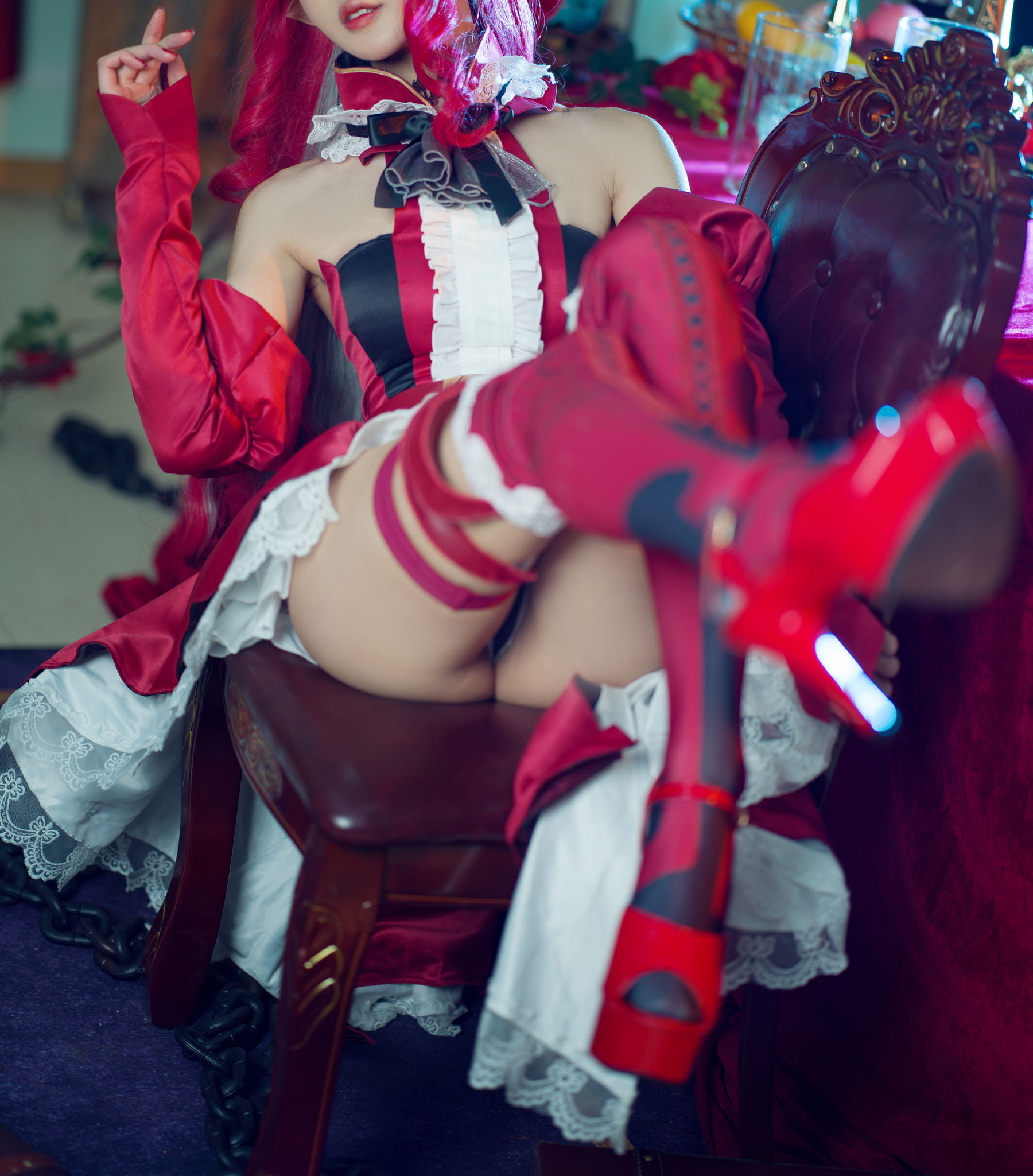 [福利COS] 动漫博主阿包也是兔娘 - FATE妖精骑士崔斯坦