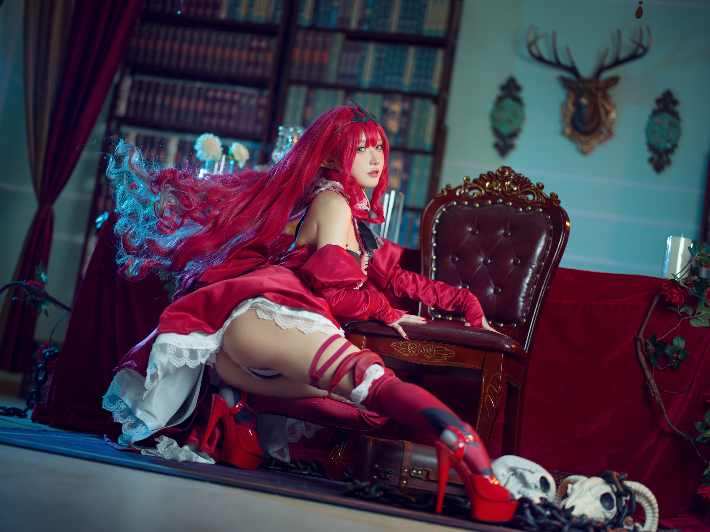 [福利COS] 动漫博主阿包也是兔娘 - FATE妖精骑士崔斯坦