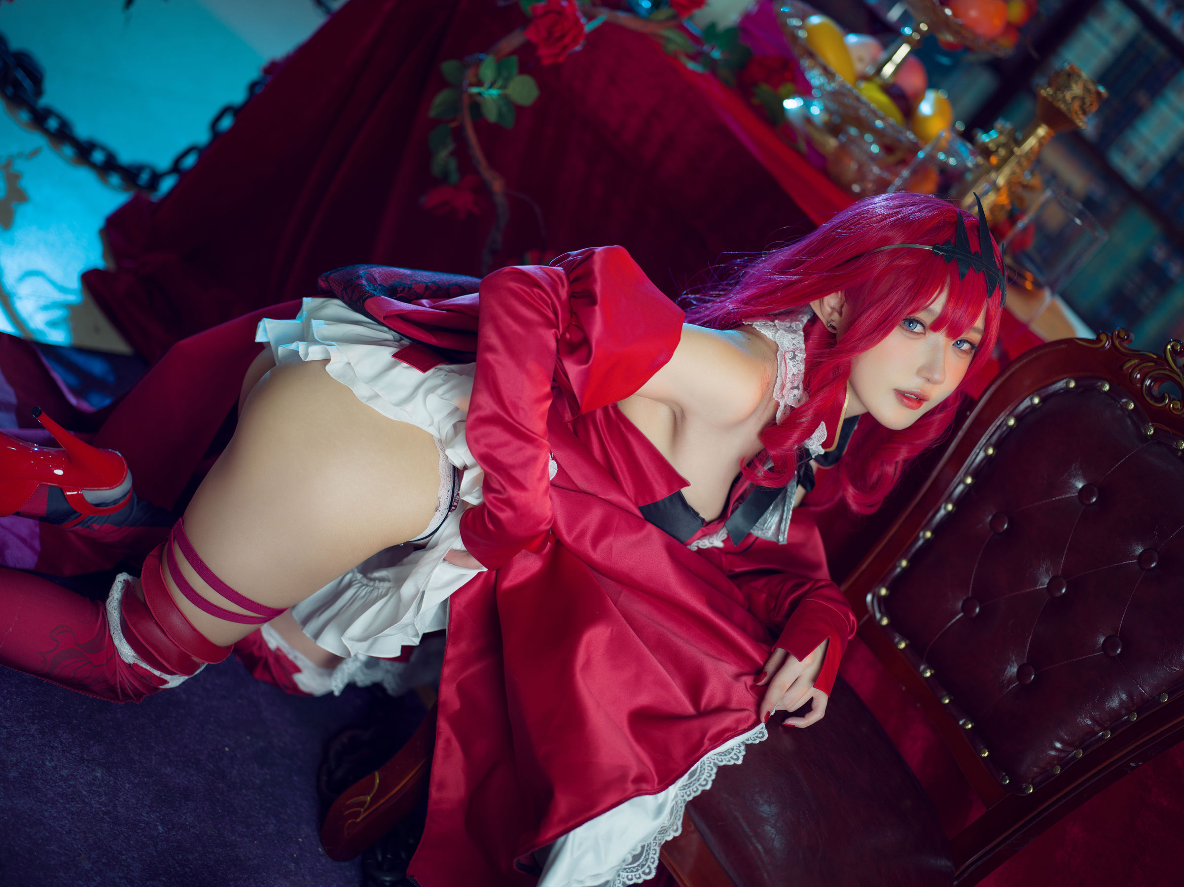 [福利COS] 动漫博主阿包也是兔娘 - FATE妖精骑士崔斯坦