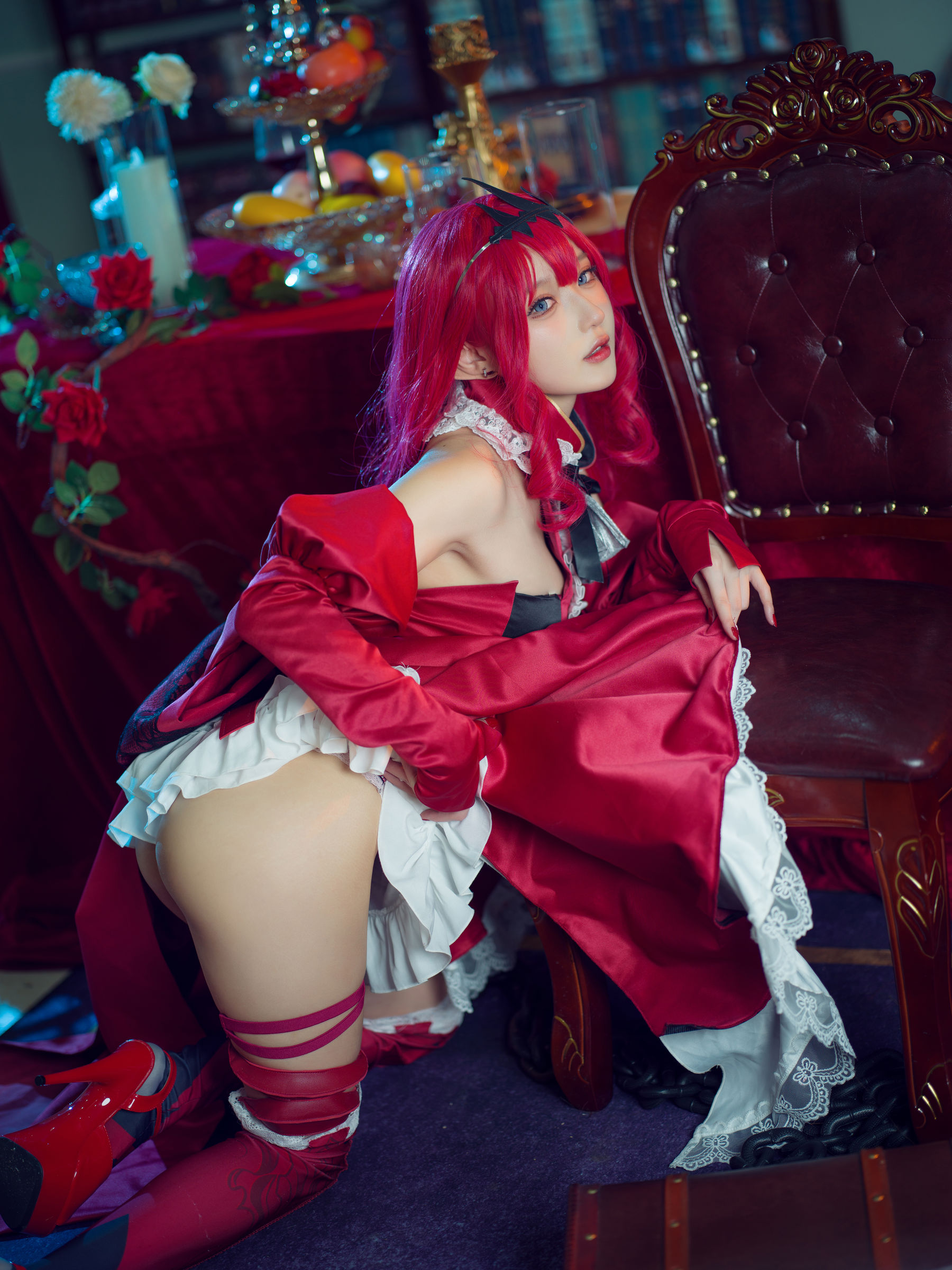[福利COS] 动漫博主阿包也是兔娘 - FATE妖精骑士崔斯坦