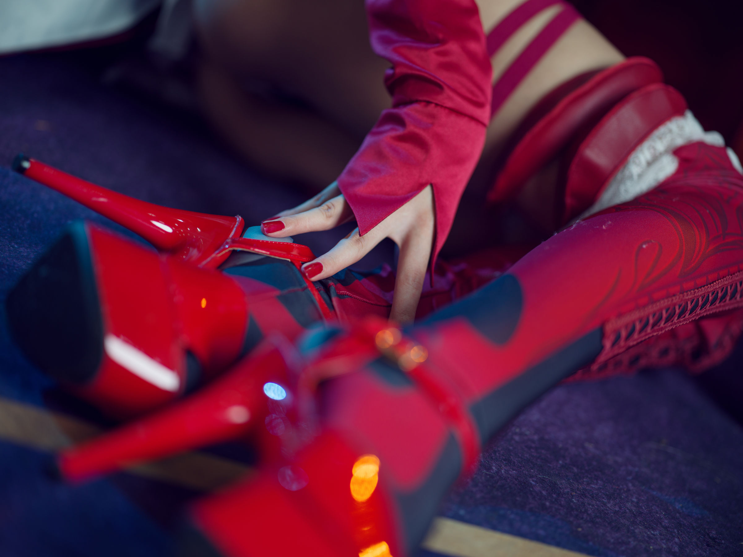 [福利COS] 动漫博主阿包也是兔娘 - FATE妖精骑士崔斯坦