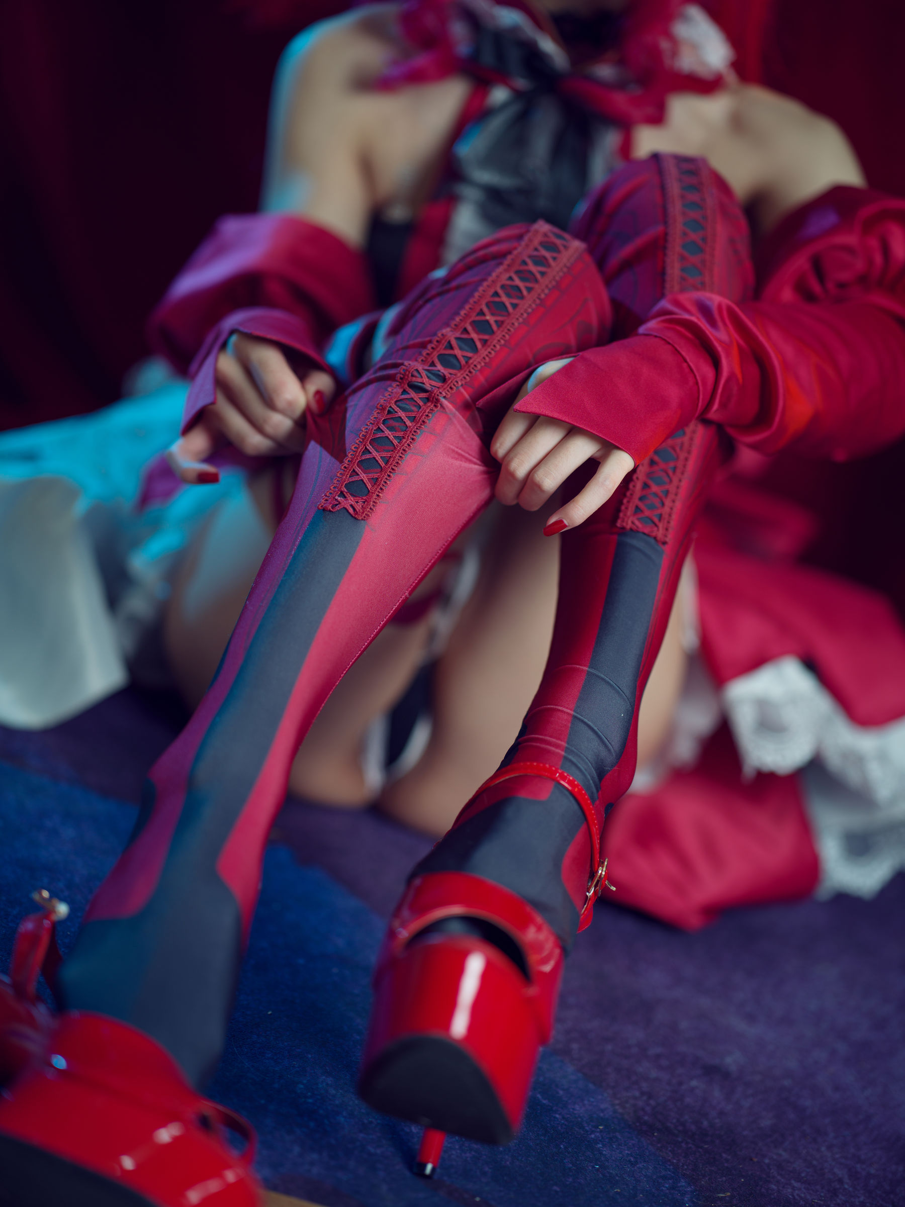 [福利COS] 动漫博主阿包也是兔娘 - FATE妖精骑士崔斯坦