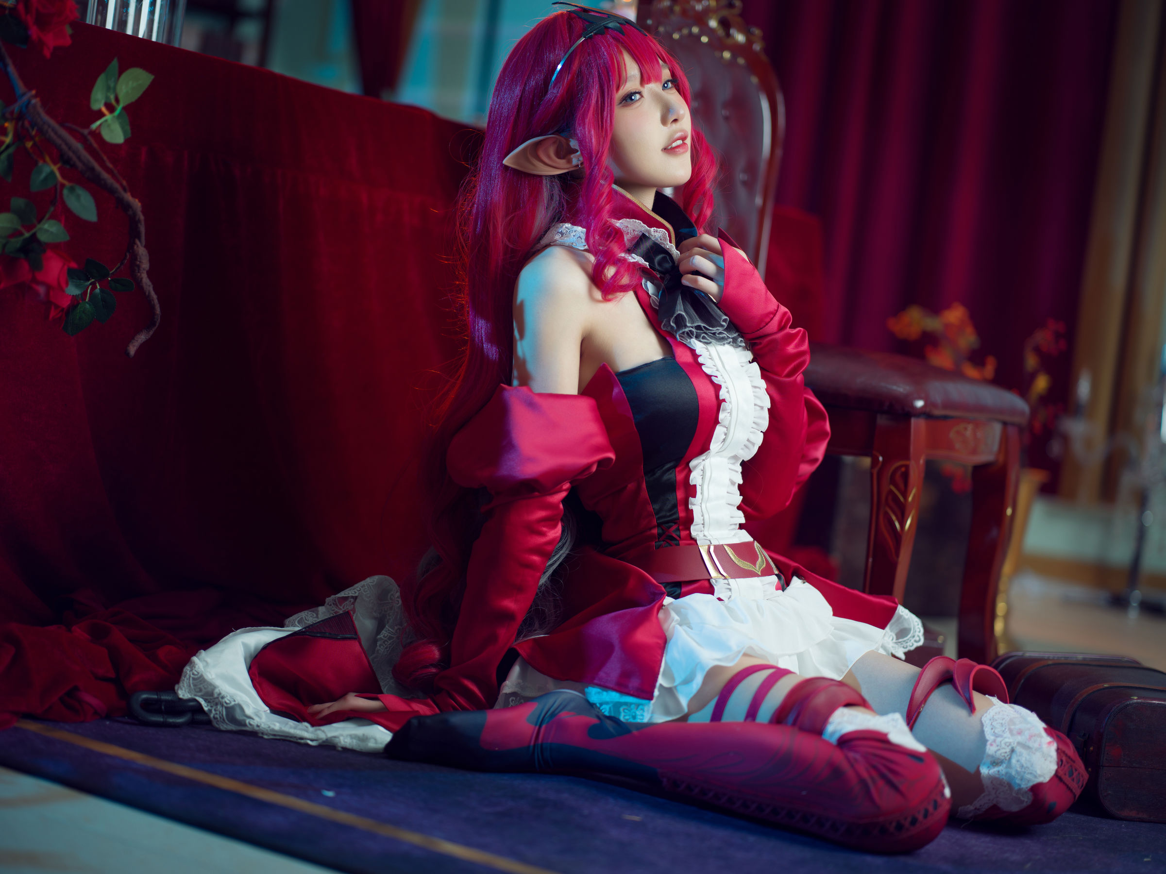 [福利COS] 动漫博主阿包也是兔娘 - FATE妖精骑士崔斯坦