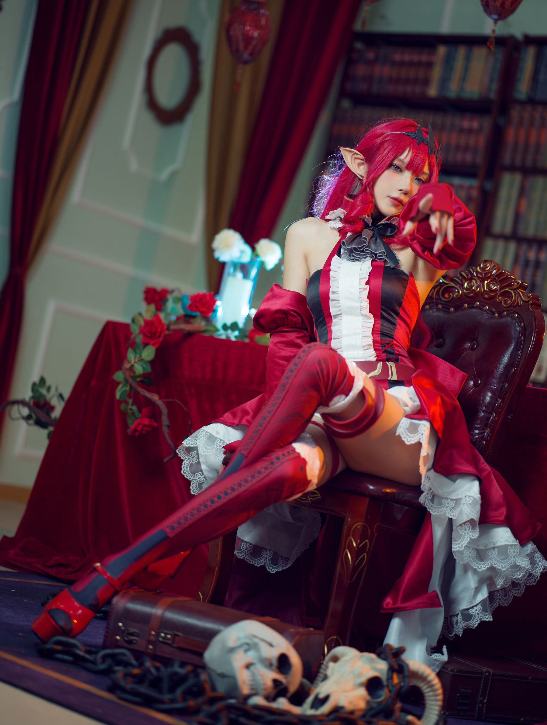 [福利COS] 动漫博主阿包也是兔娘 - FATE妖精骑士崔斯坦
