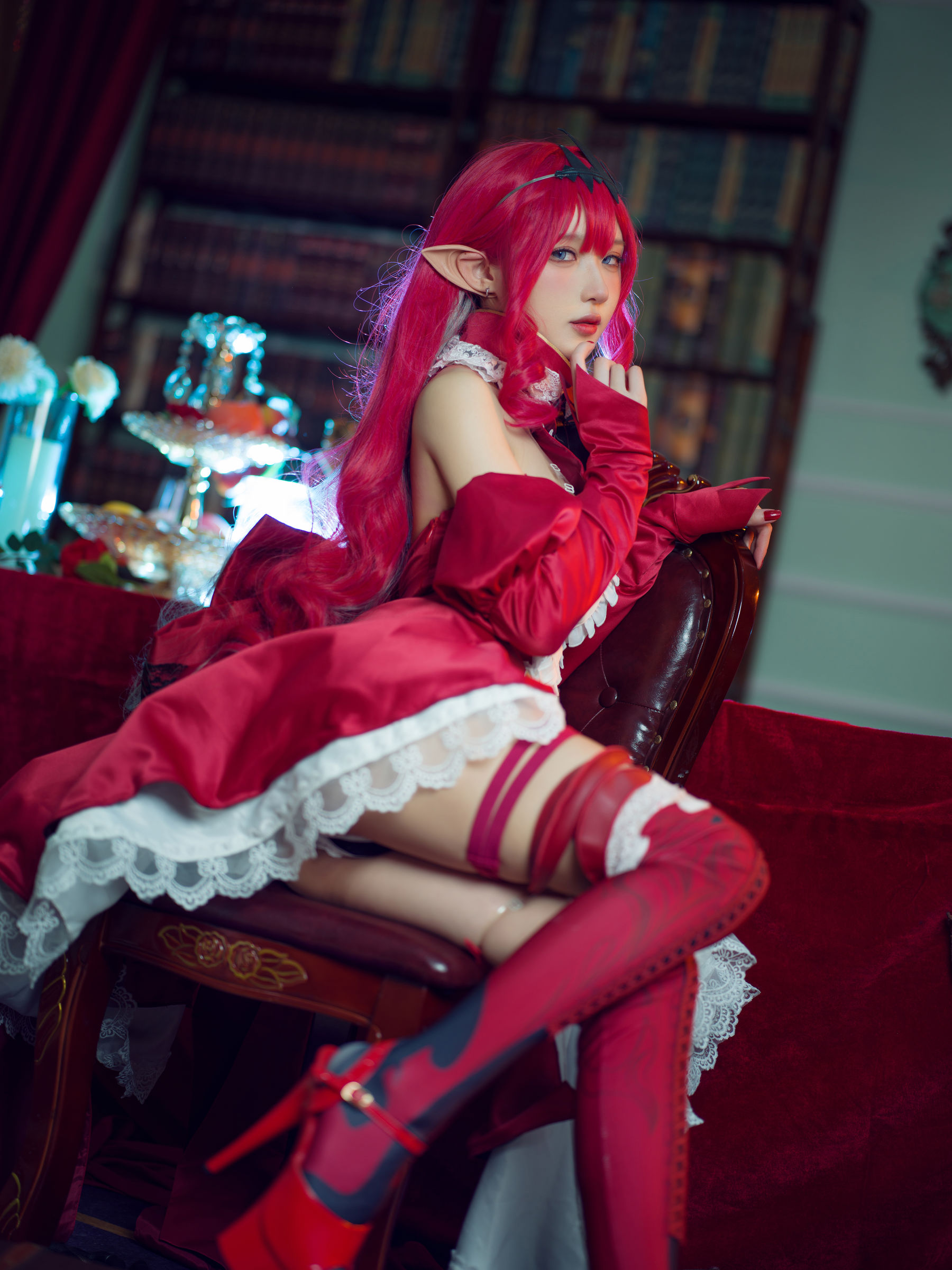 [福利COS] 动漫博主阿包也是兔娘 - FATE妖精骑士崔斯坦