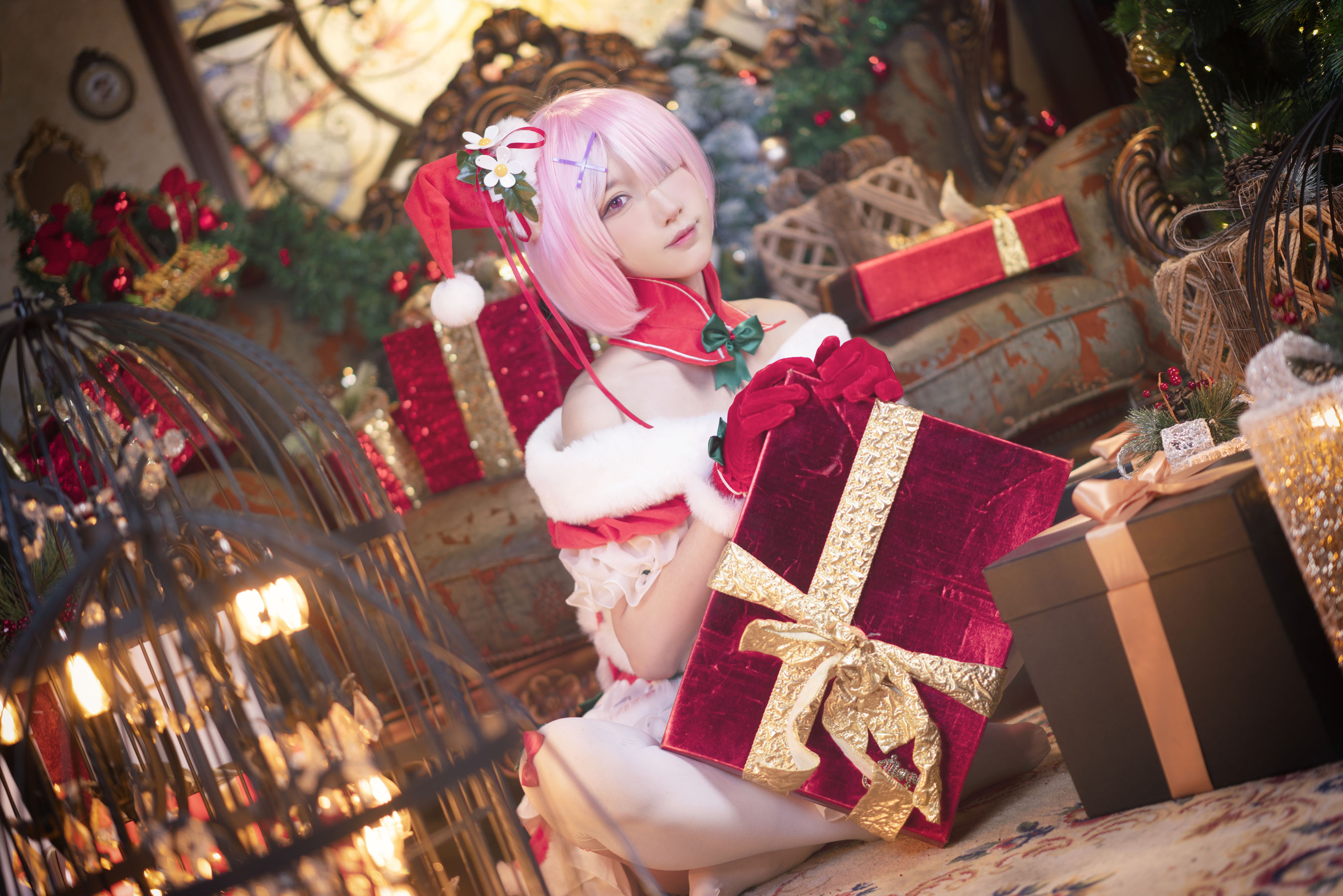 [福利COS] 动漫博主阿包也是兔娘 - 拉姆