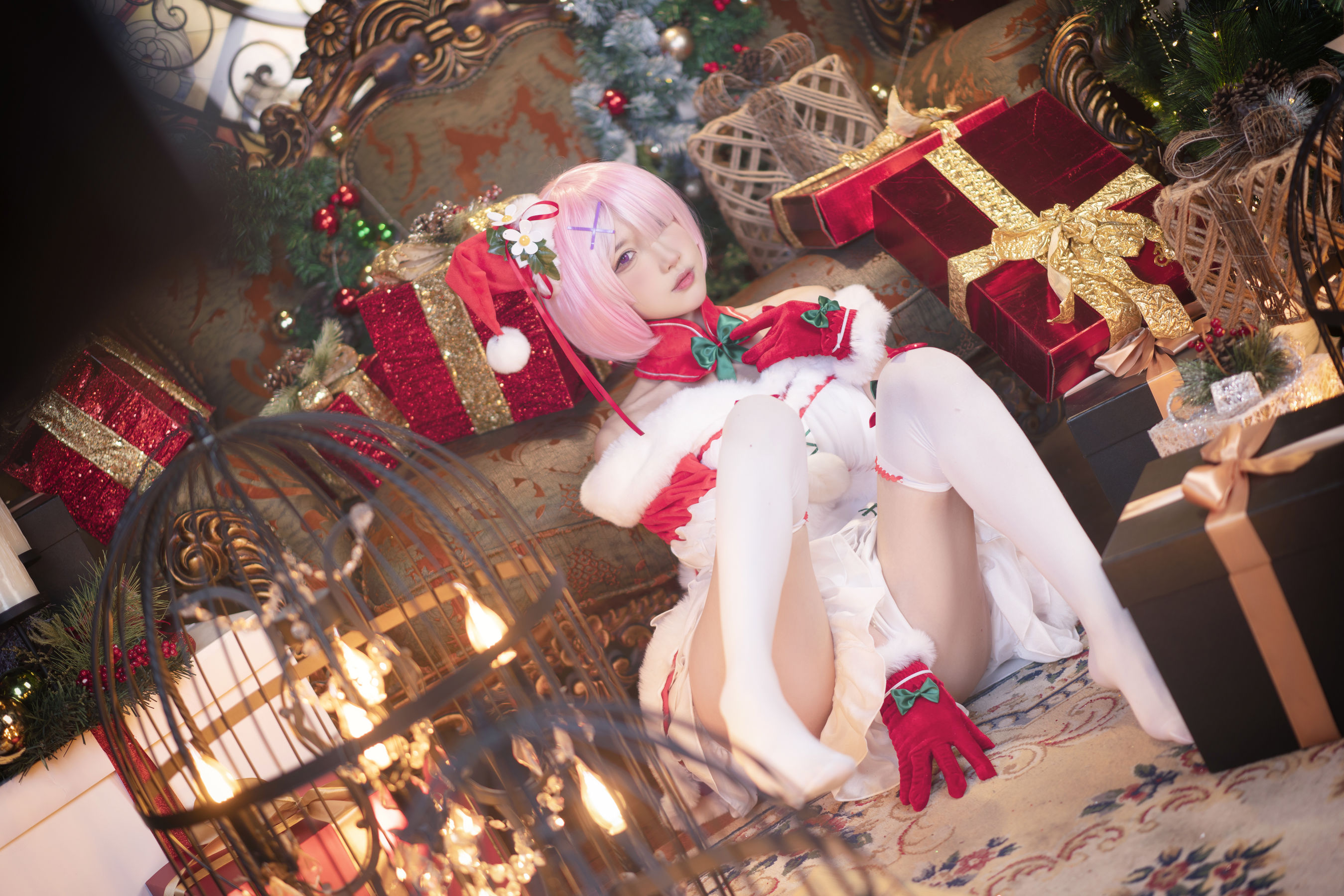 [福利COS] 动漫博主阿包也是兔娘 - 拉姆
