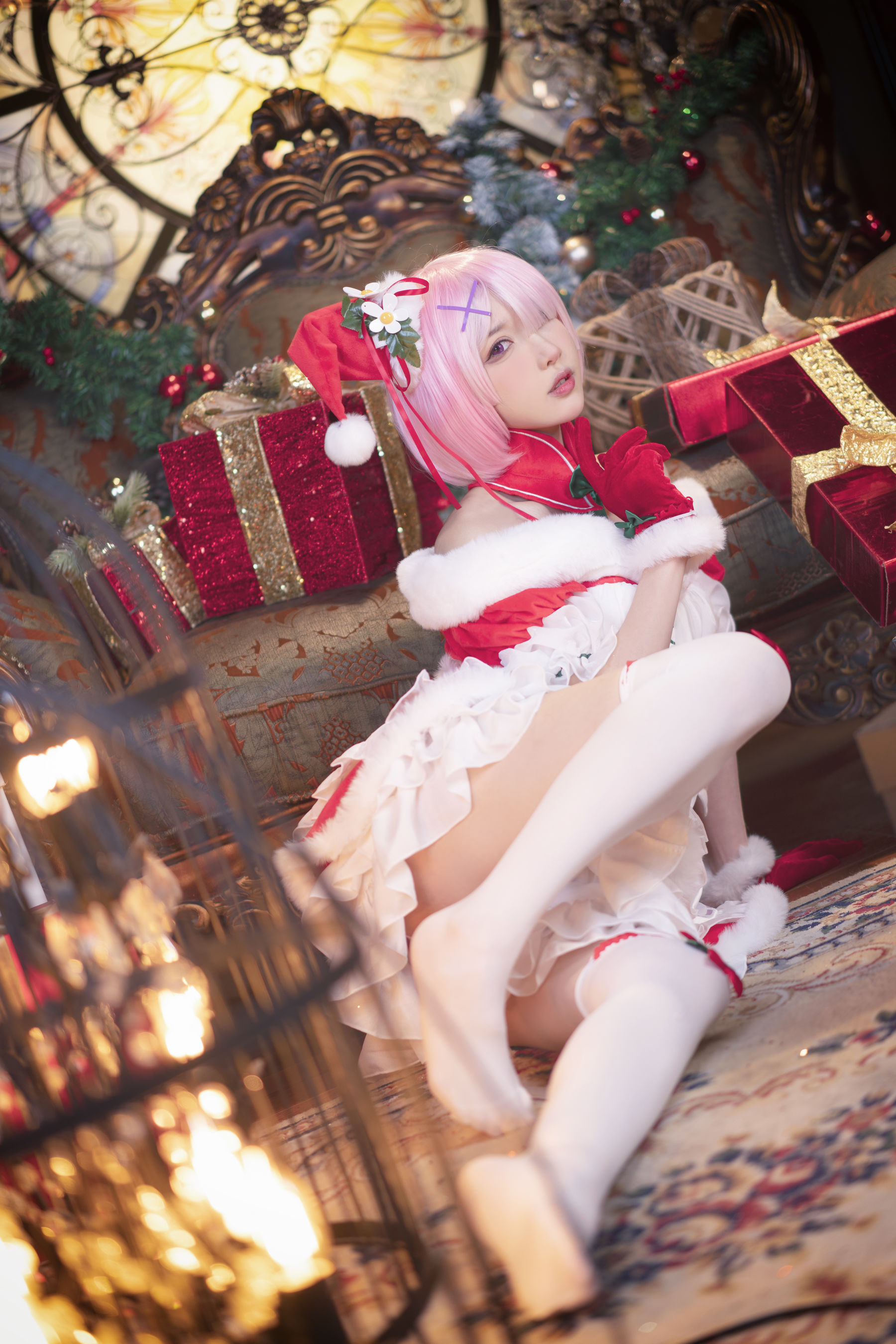 [福利COS] 动漫博主阿包也是兔娘 - 拉姆