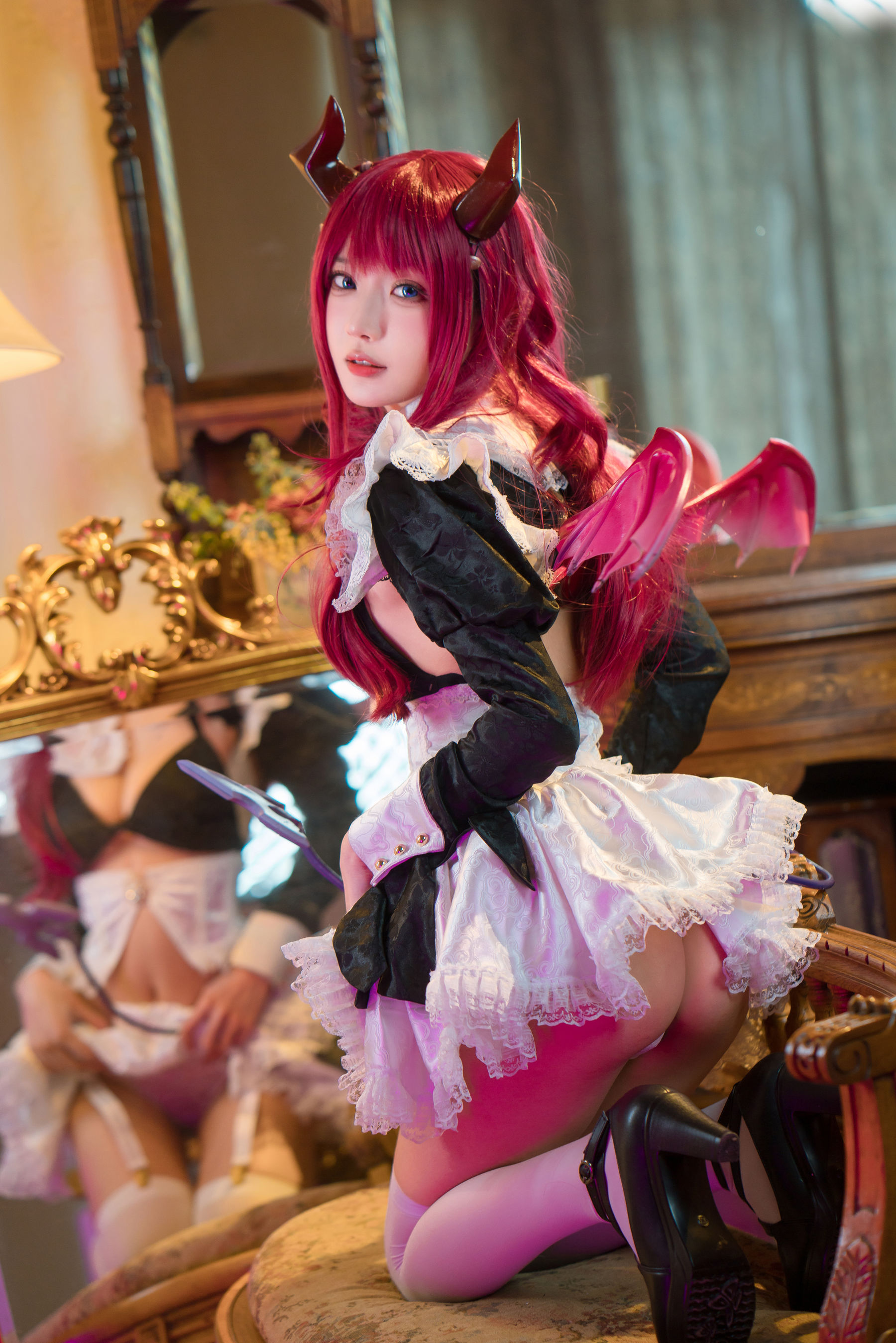 [福利COS] 动漫博主阿包也是兔娘 - 莉莉娅女仆