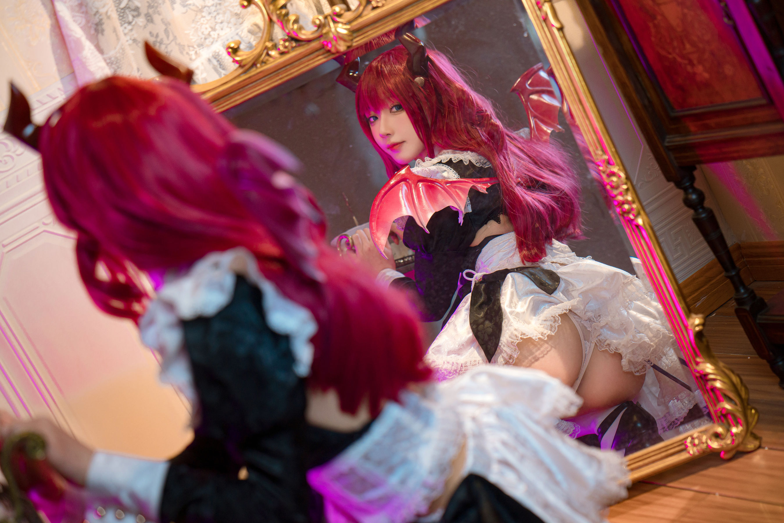 [福利COS] 动漫博主阿包也是兔娘 - 莉莉娅女仆